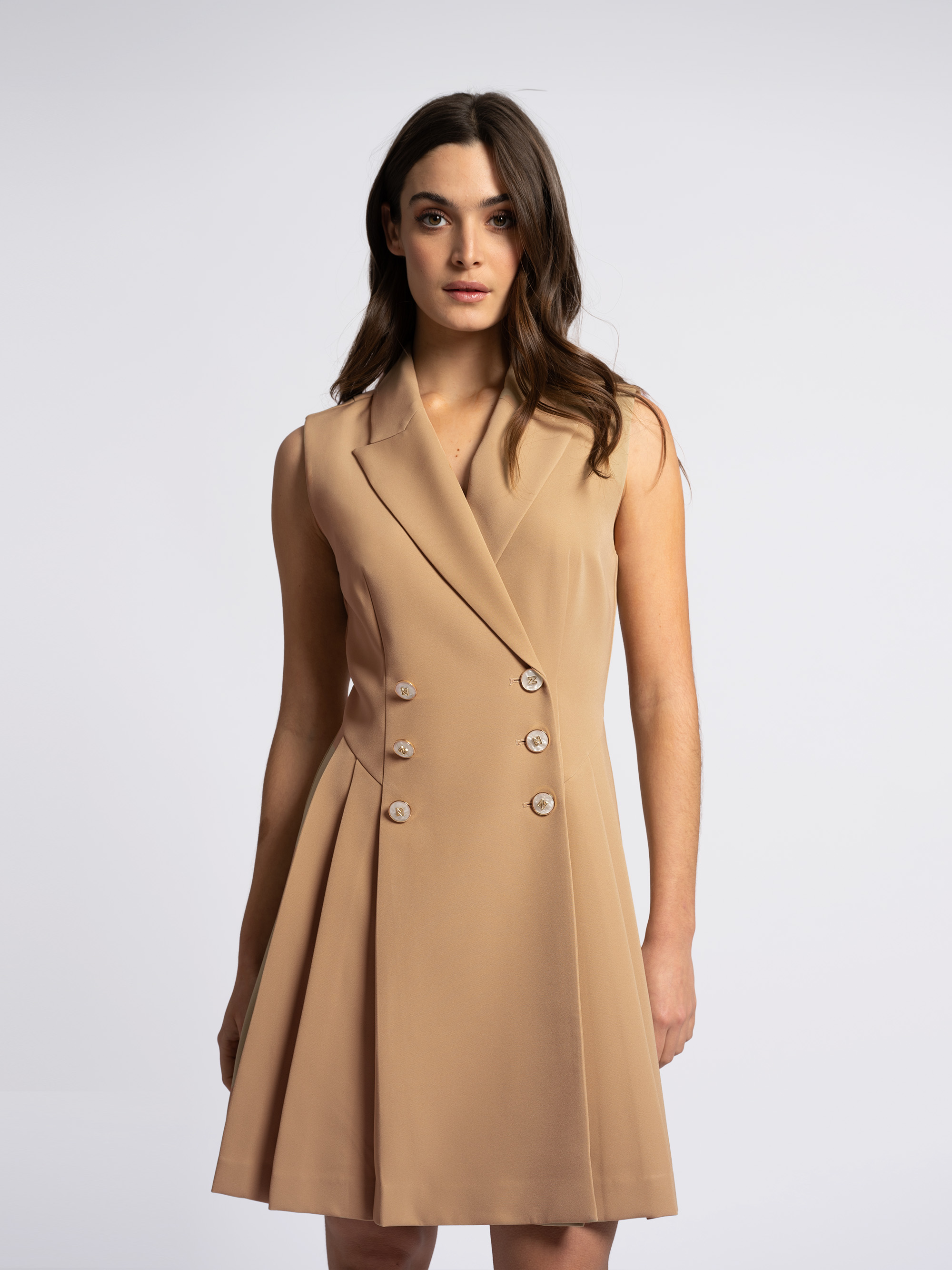 A-line blazer dress