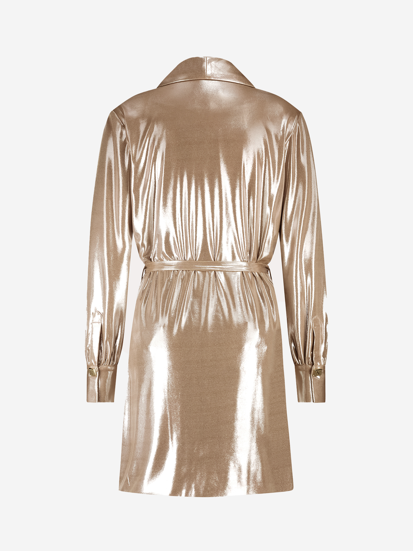 Metallic look dress