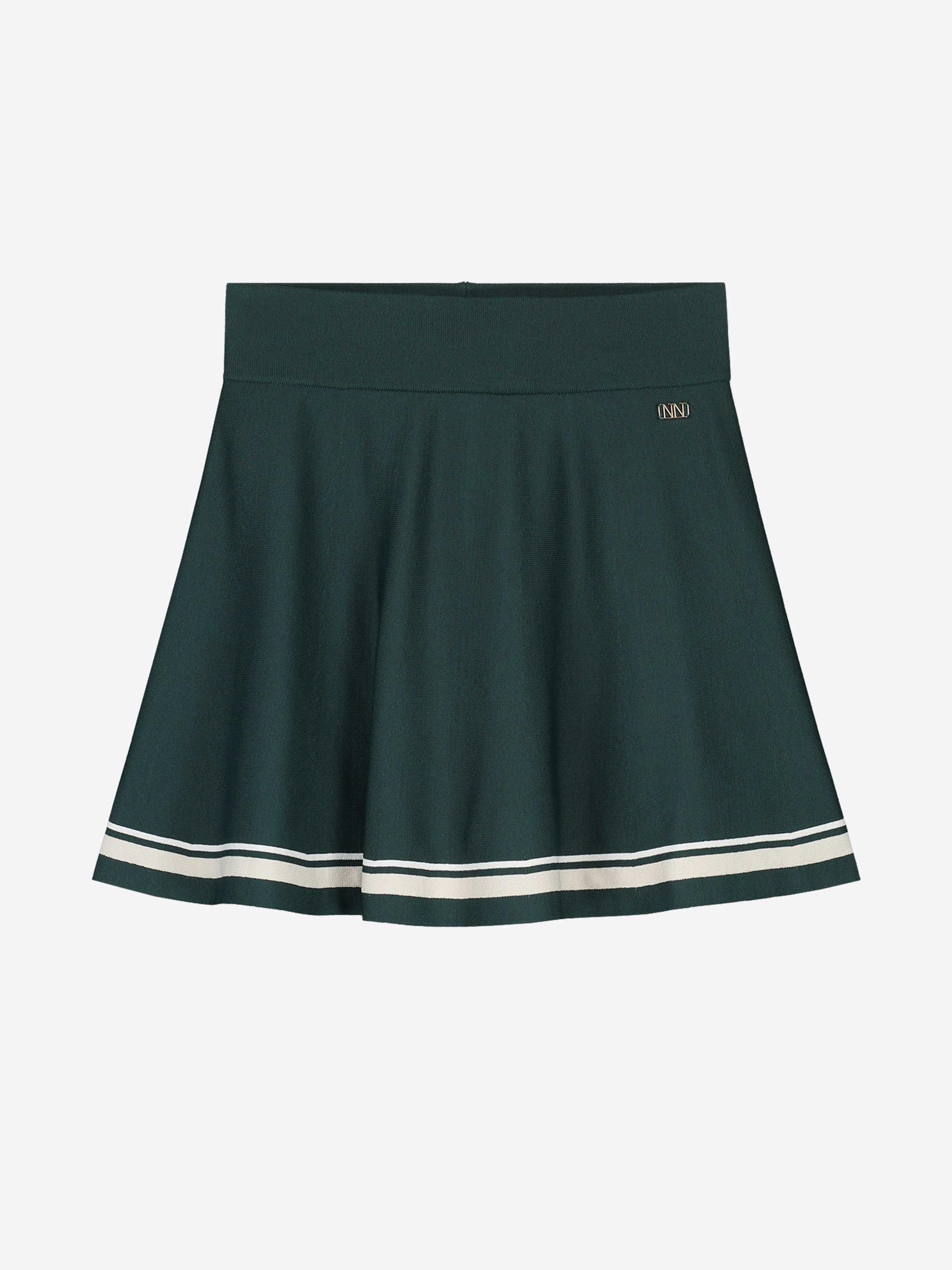 A-line skirt with stripe