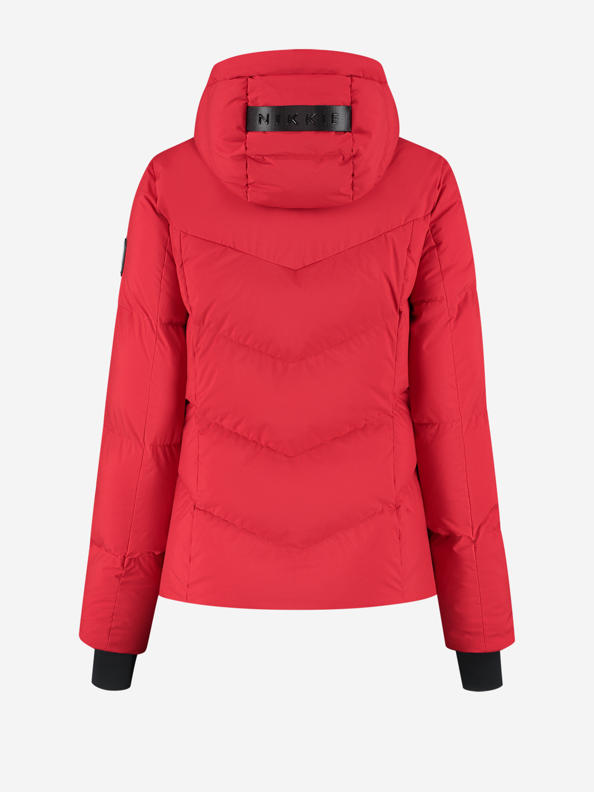 Ski jacket with hood and snow gaiters