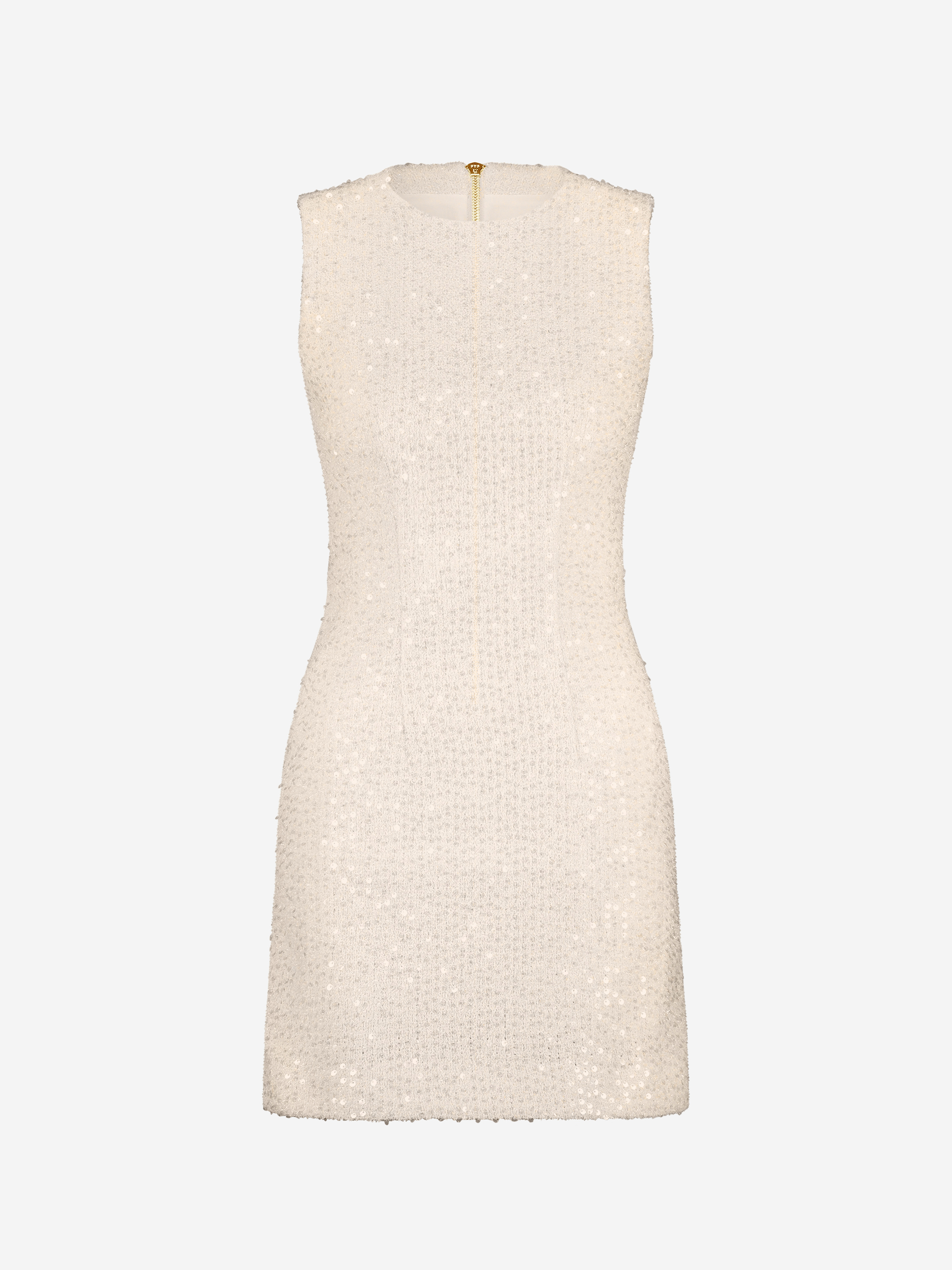 Tweed dress with sequins