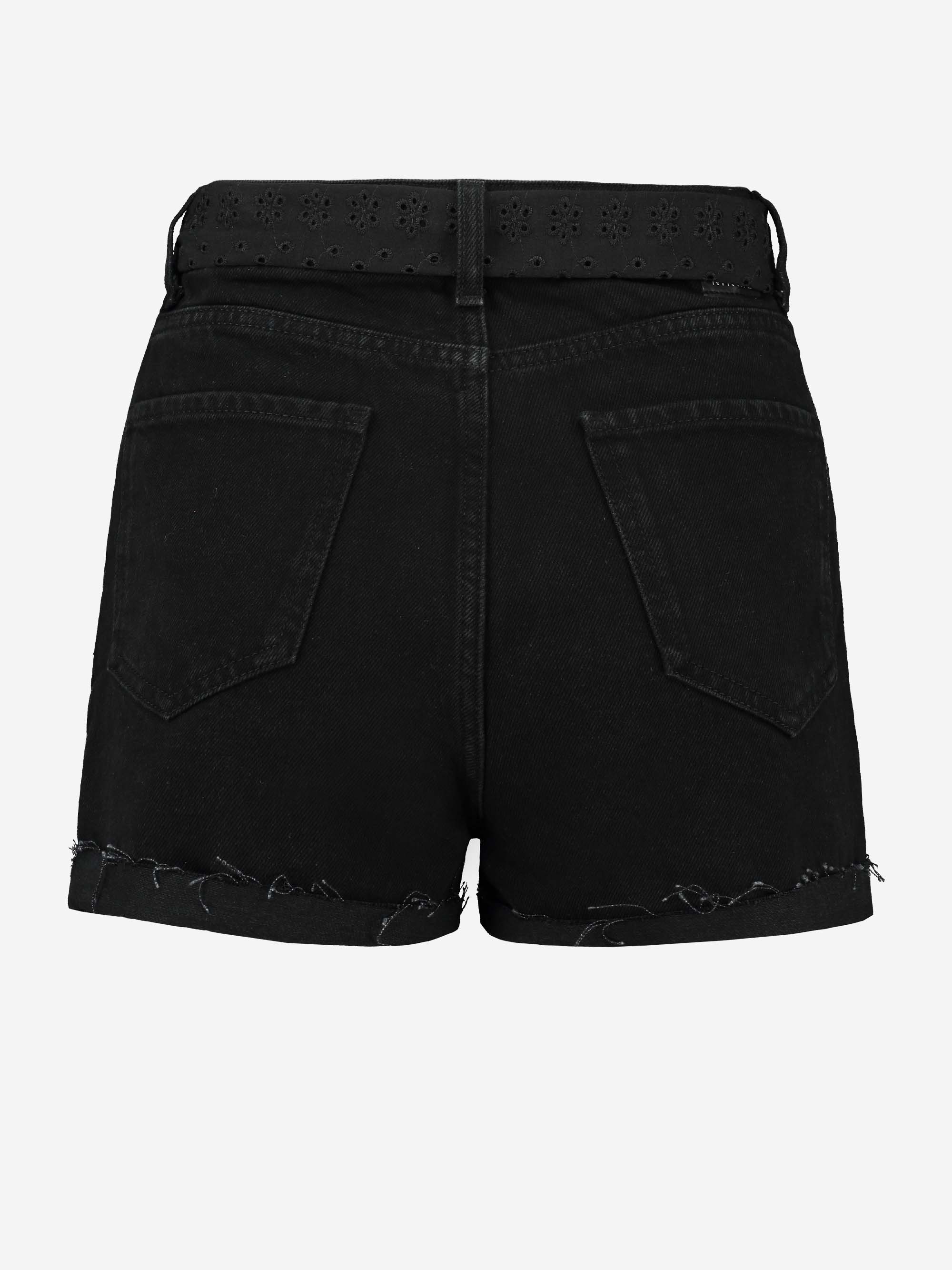 Bobby Black Denim Shorts