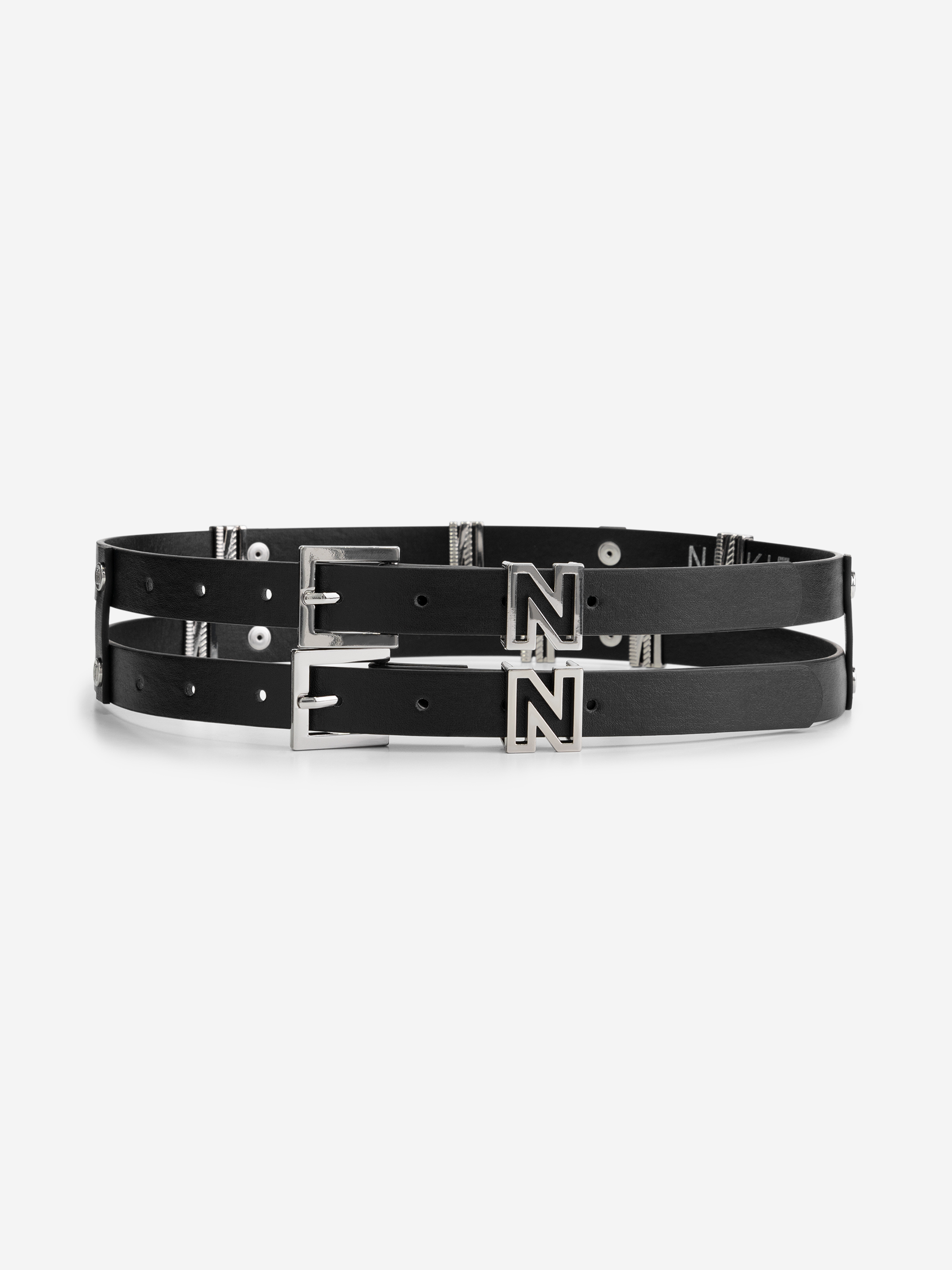 Double N Slider Waist Belt