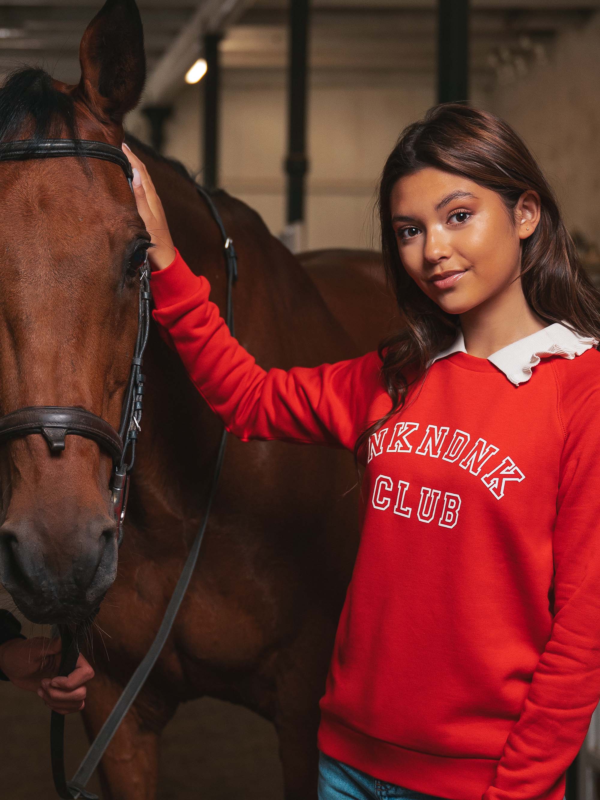 NIKANDNIK CLUB COLLAR SWEATER