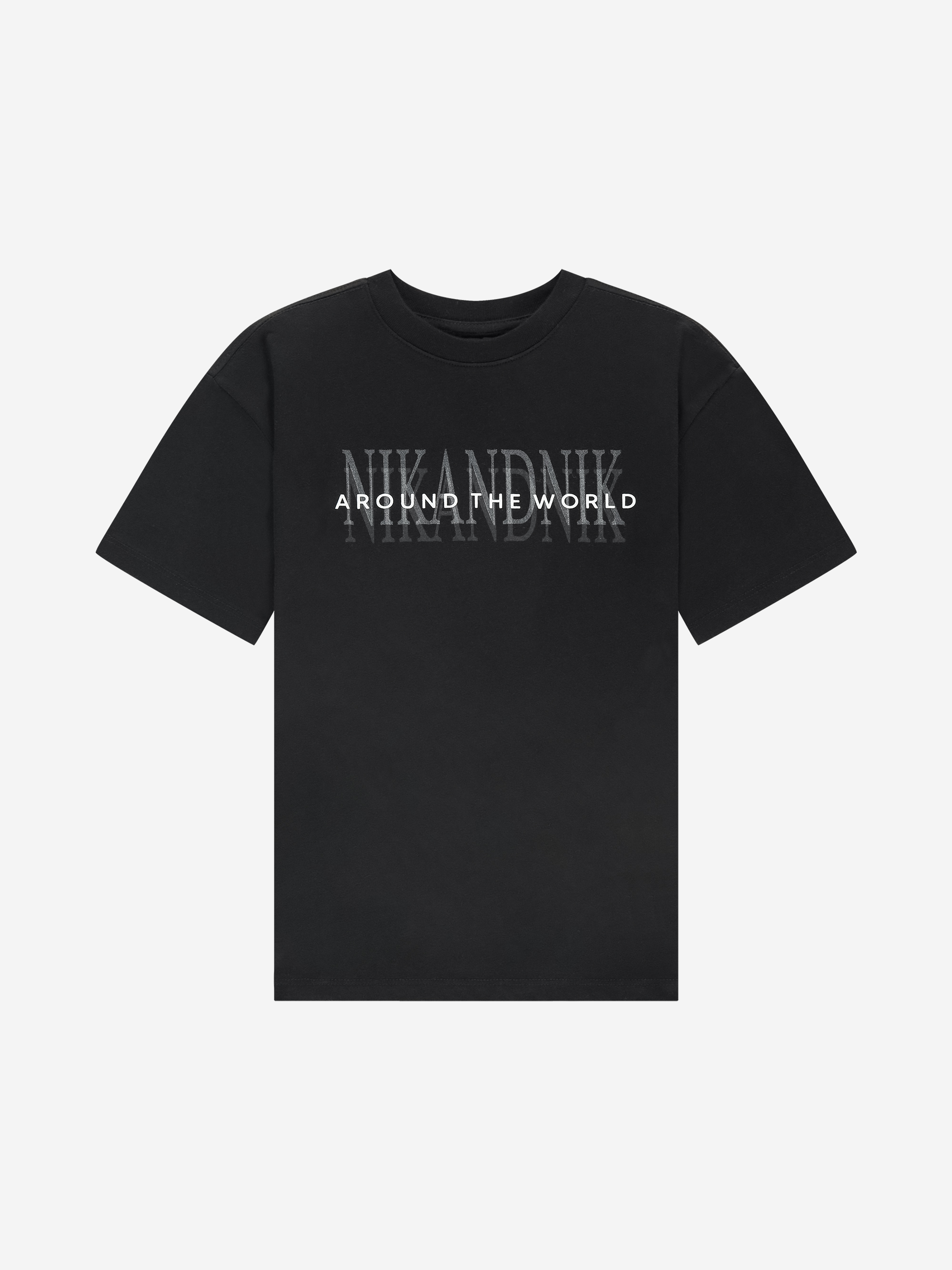 T-shirt with NIK&NIK logo and print on the back