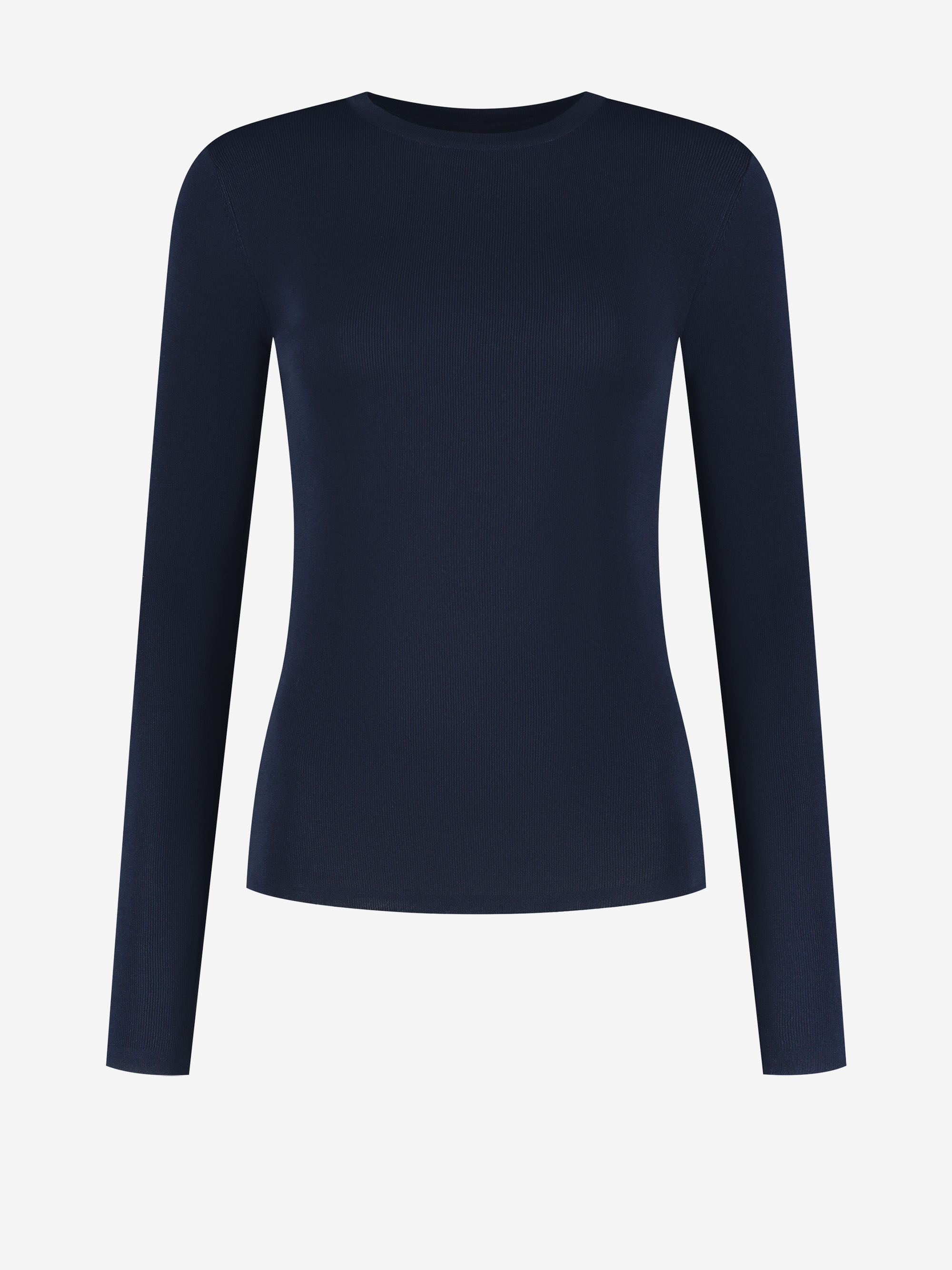 Ribbed top with long sleeves