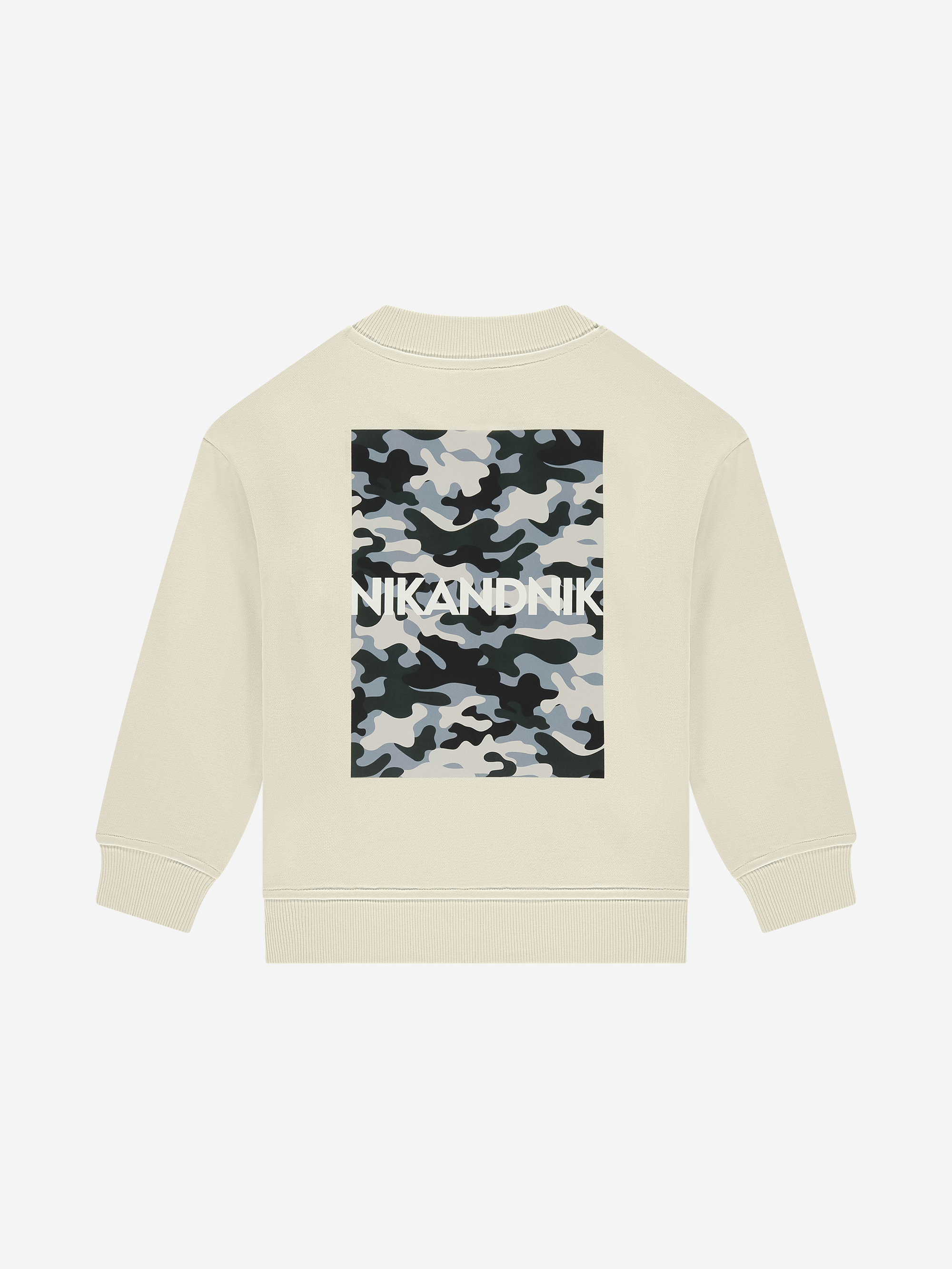 Sweater met N&N logo en grafische print