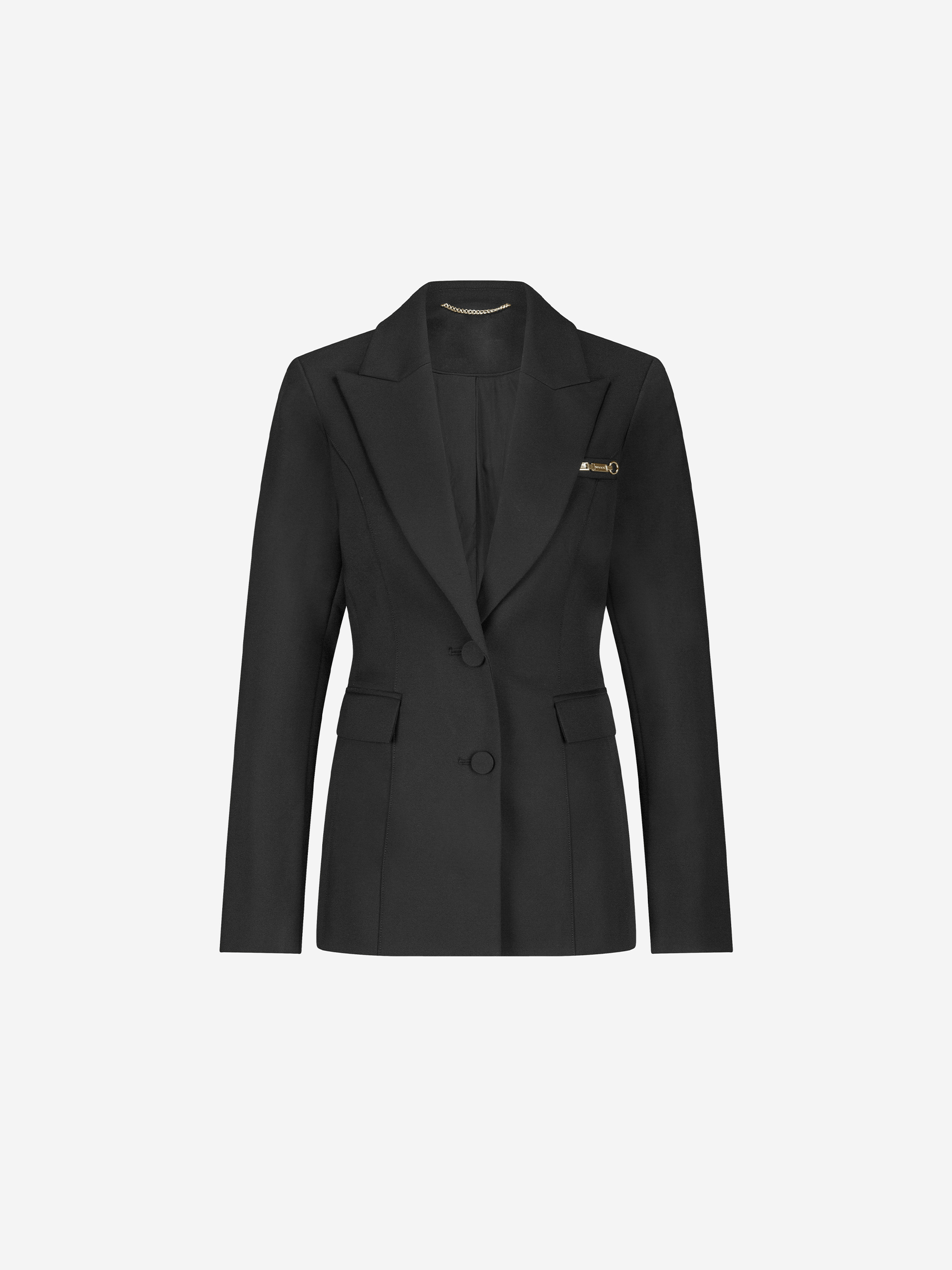 Classic blazer with chain detail