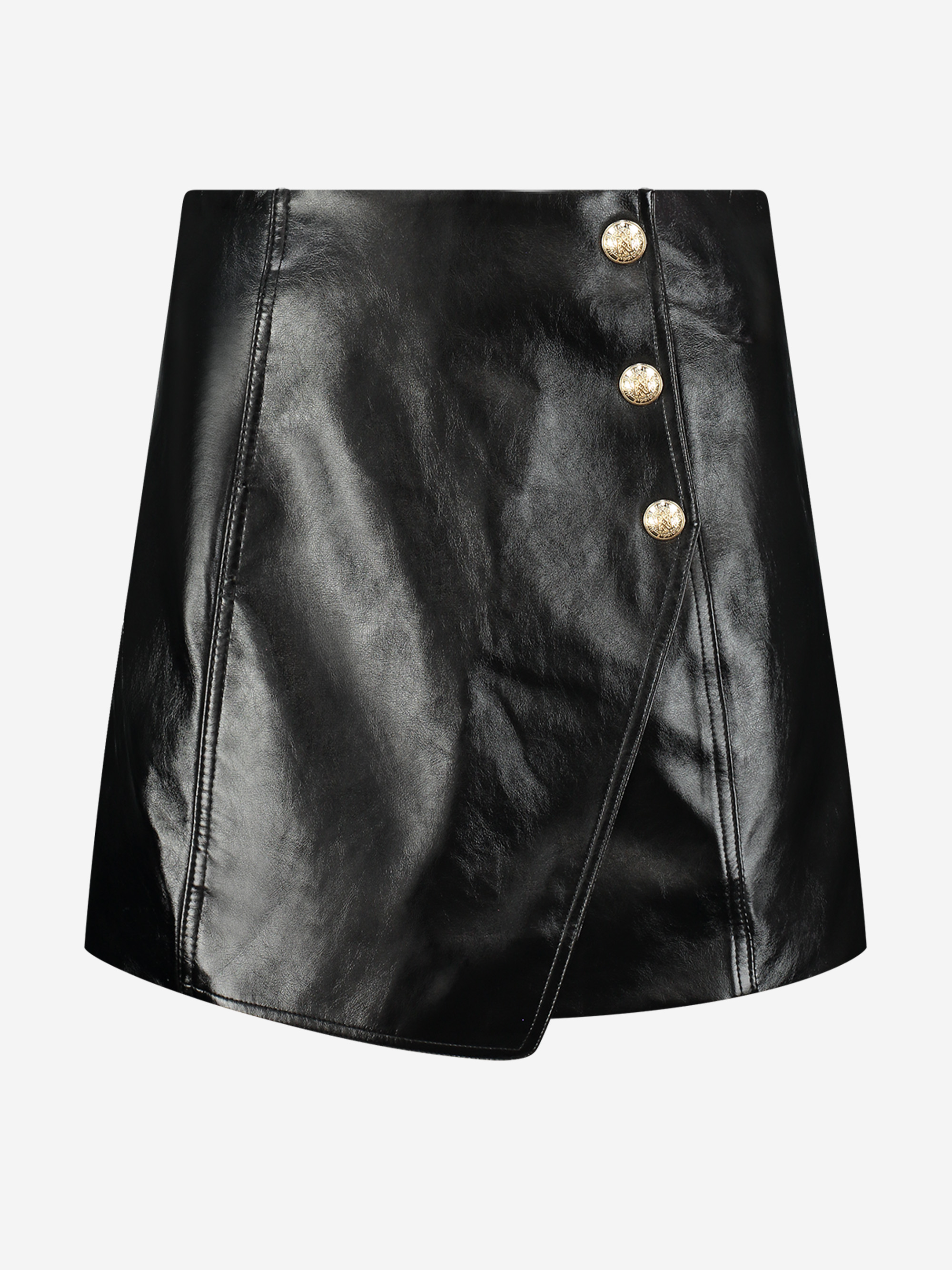 Vinyl A-line skirt
