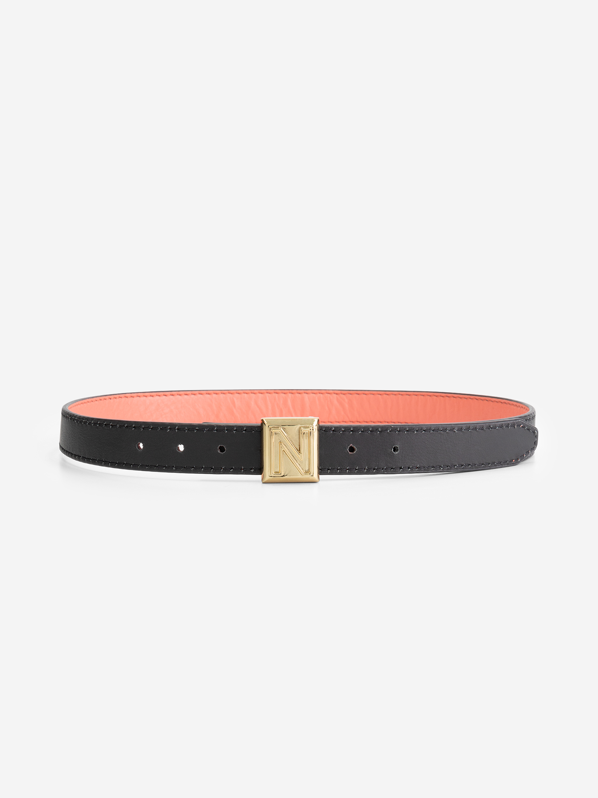 Two-sided leather Waist belt 