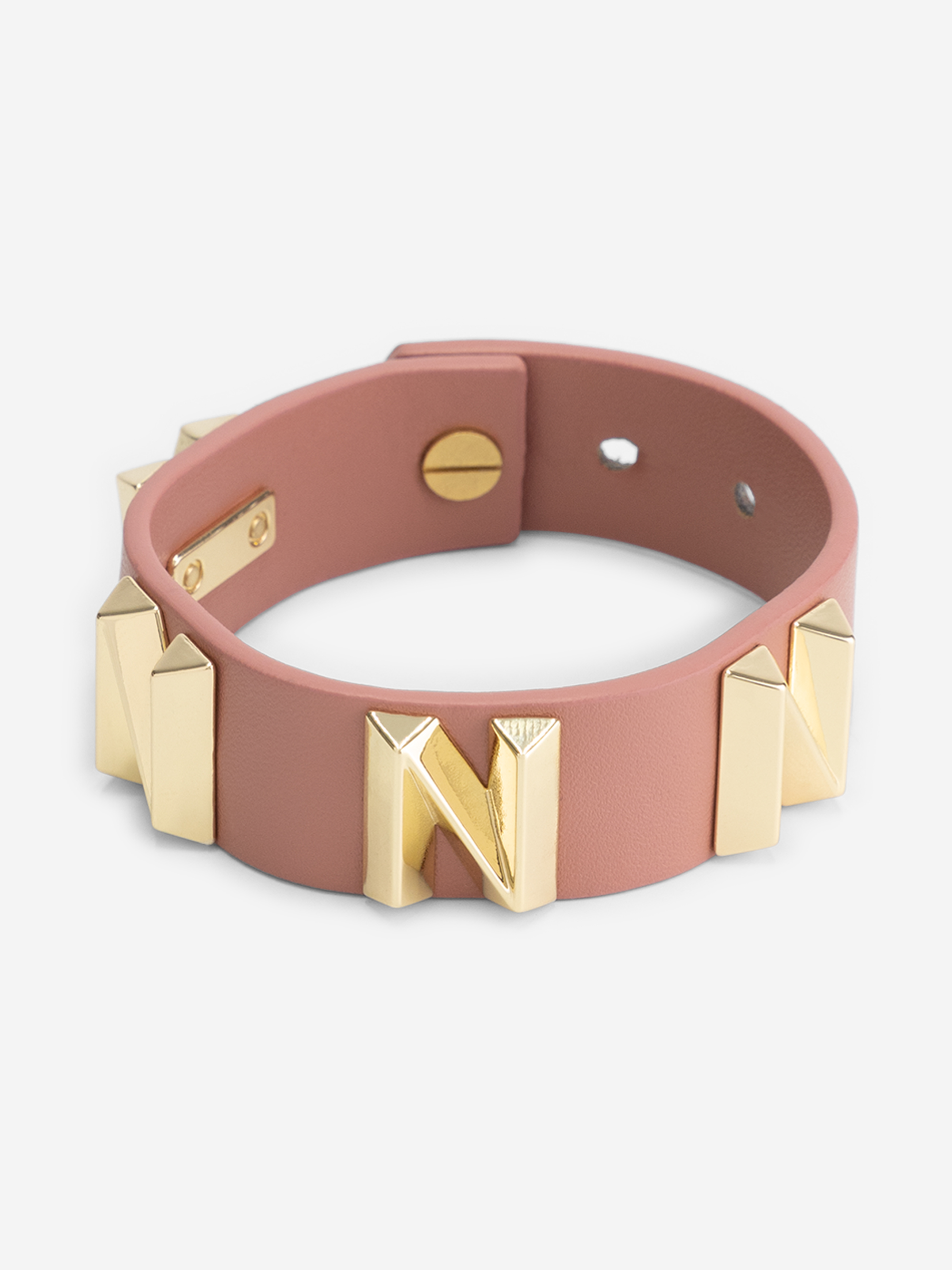 Bracelet with logo studs