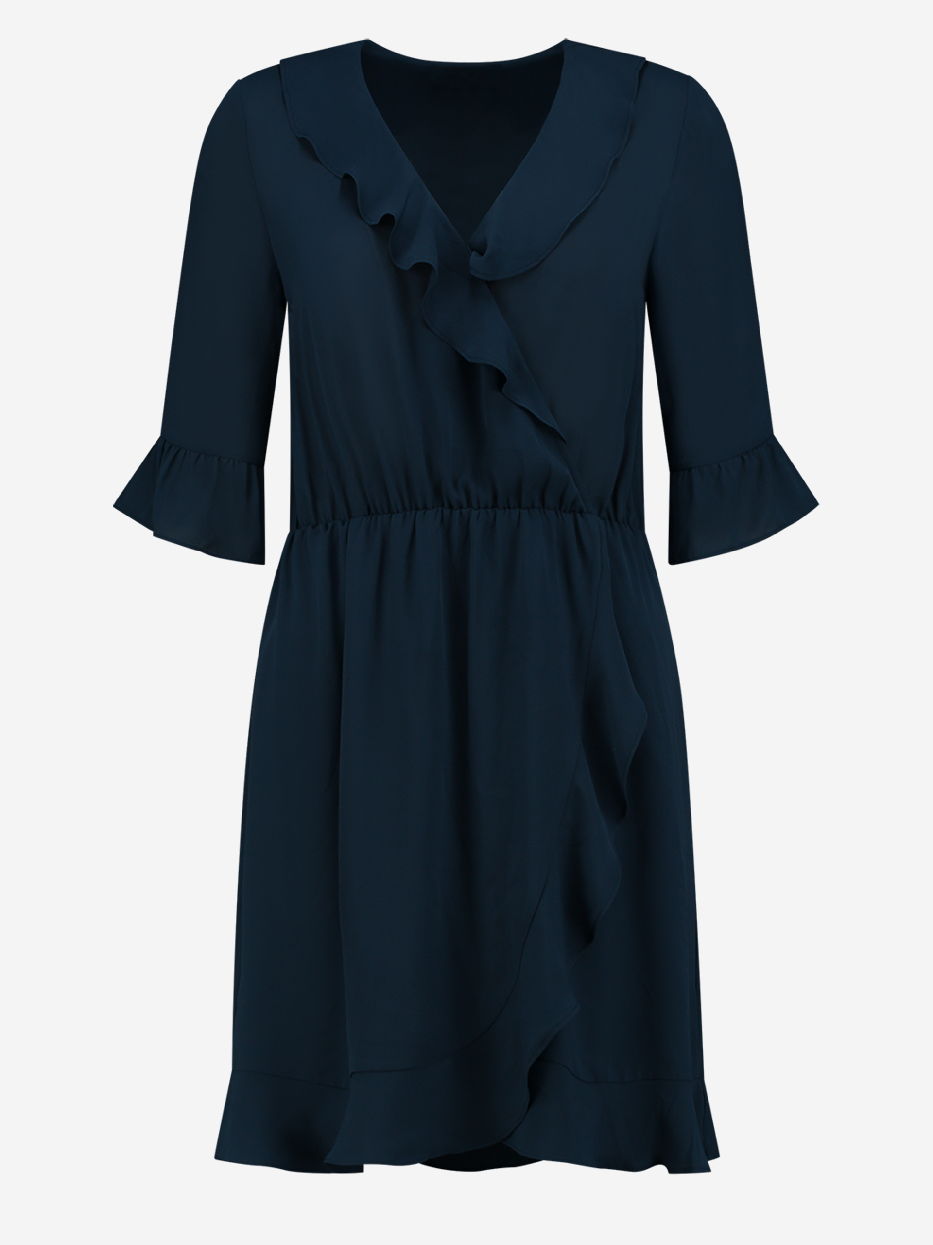 DRESS WITH RUFFLES