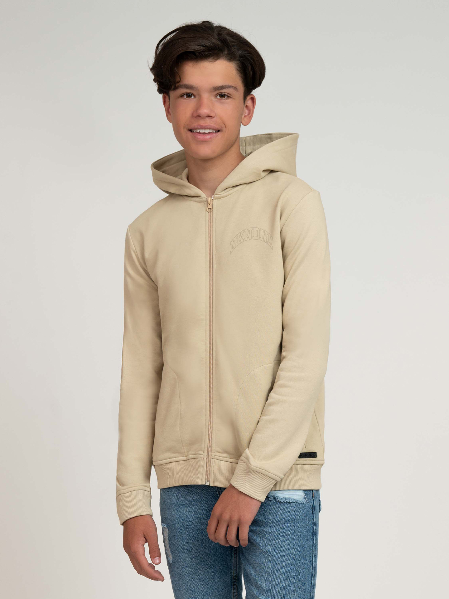 Hoodie met ritssluiting  