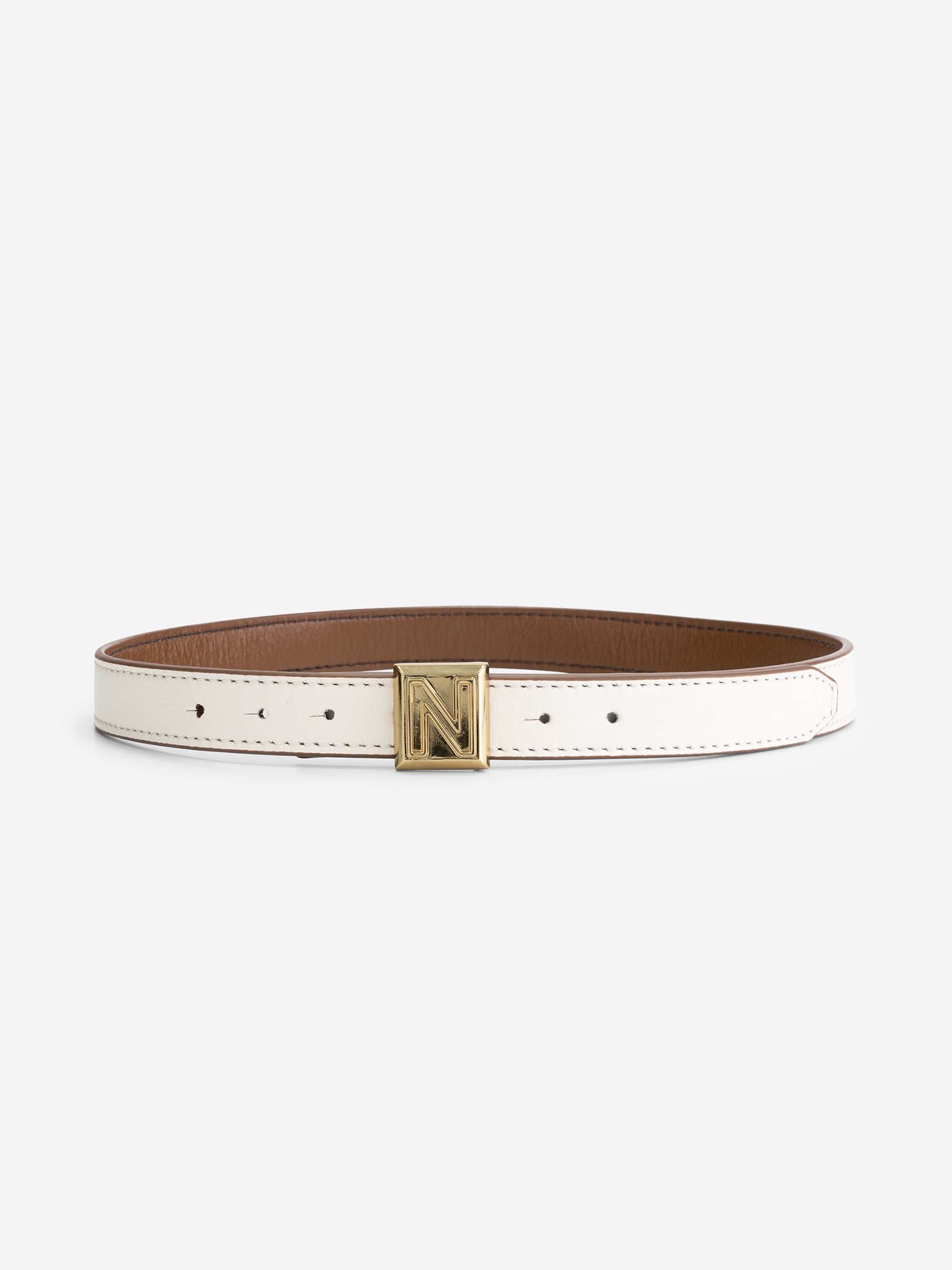 Two-sided leather Waist belt 