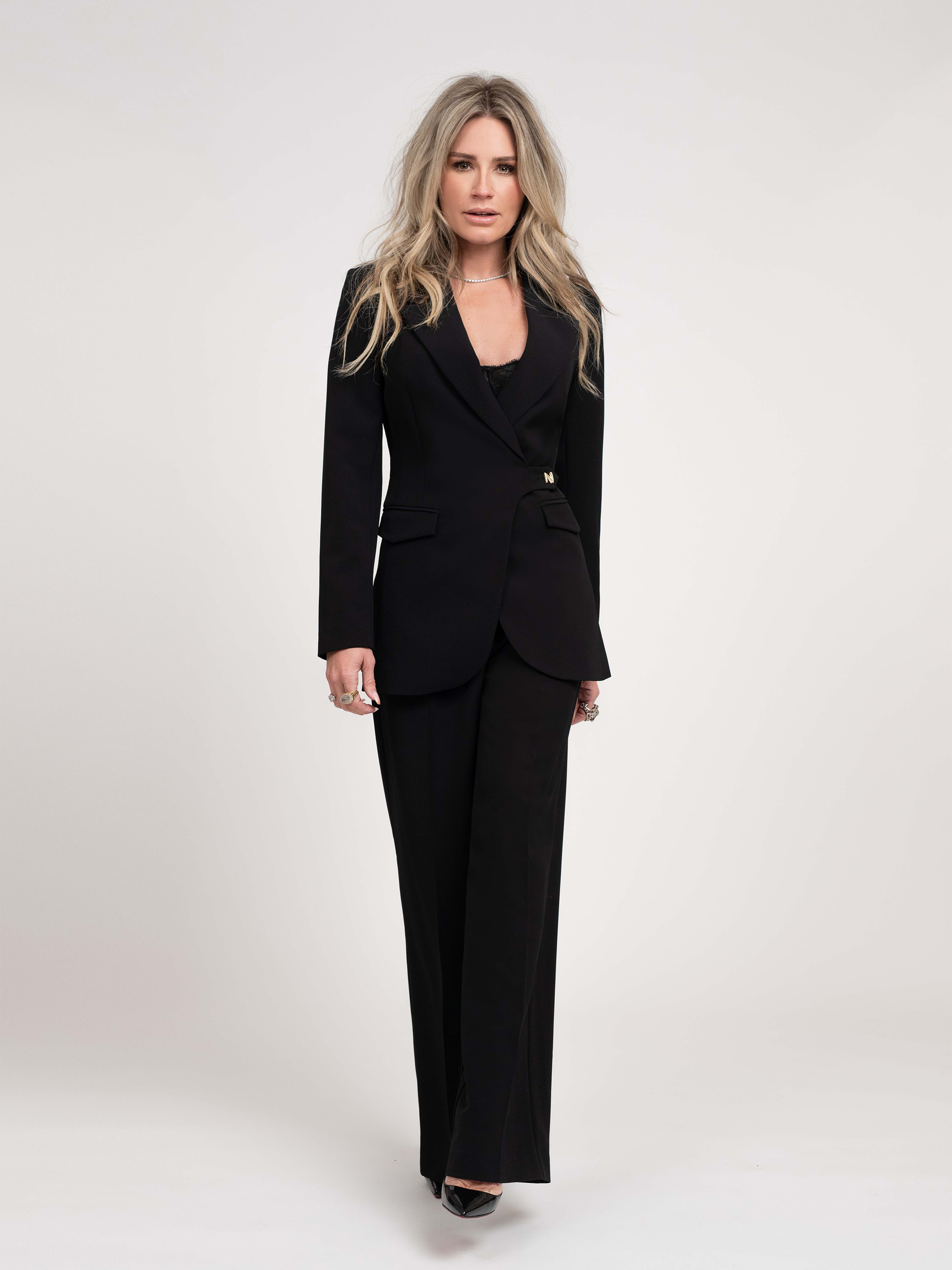 Mid rise Straight pants