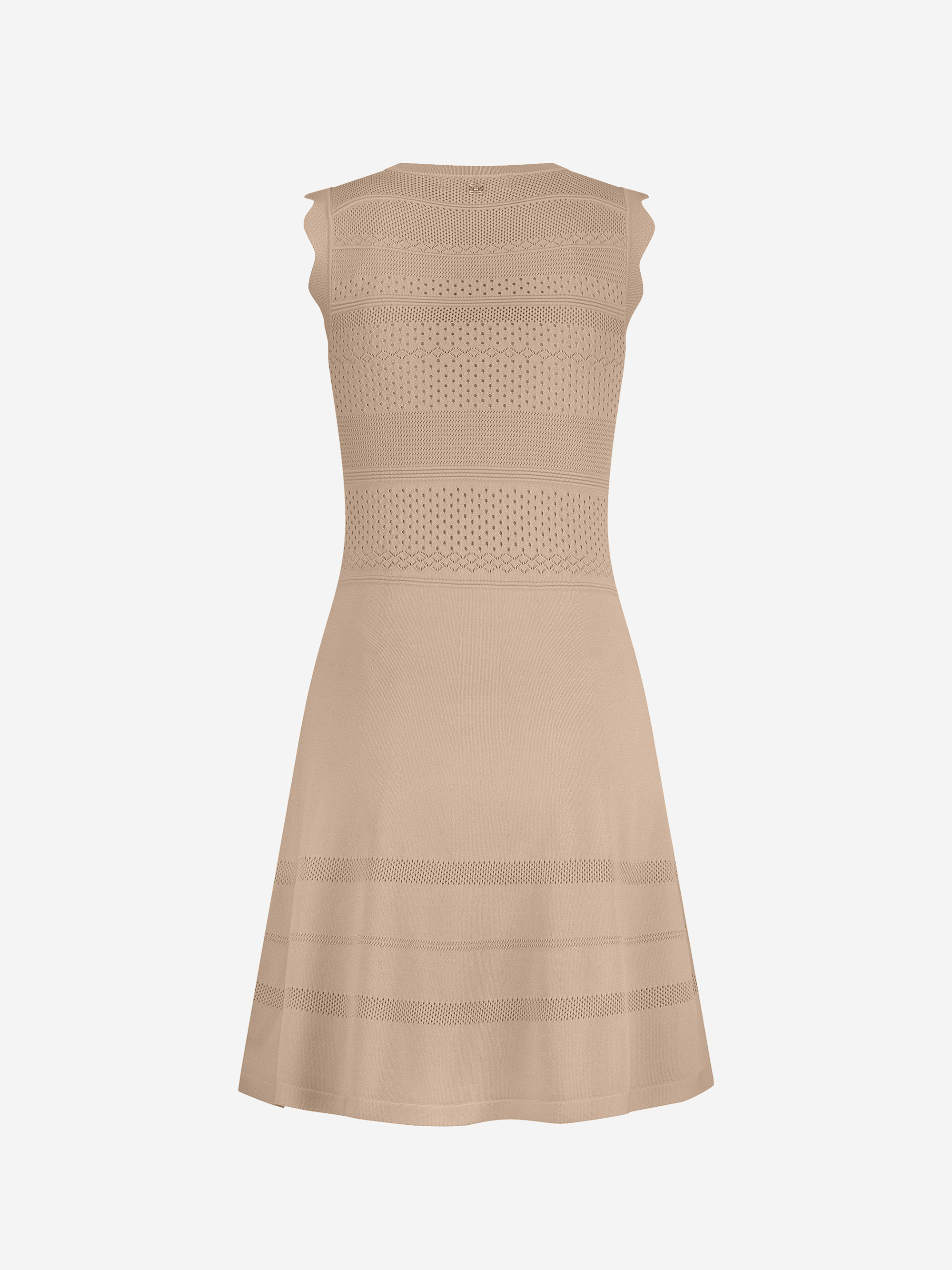 Dress with ajour knitted details