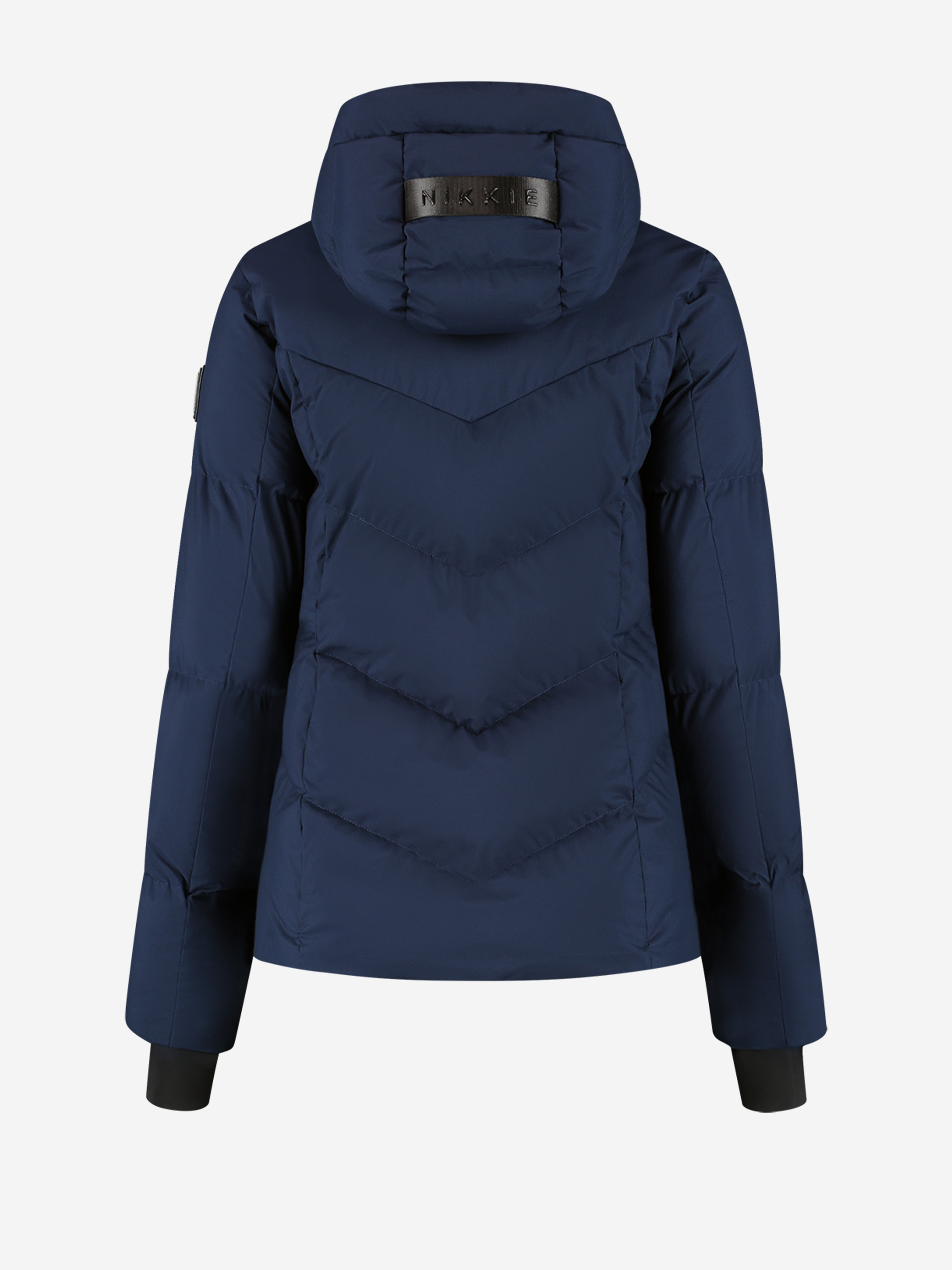 Ski jacket with hood and snow gaiters