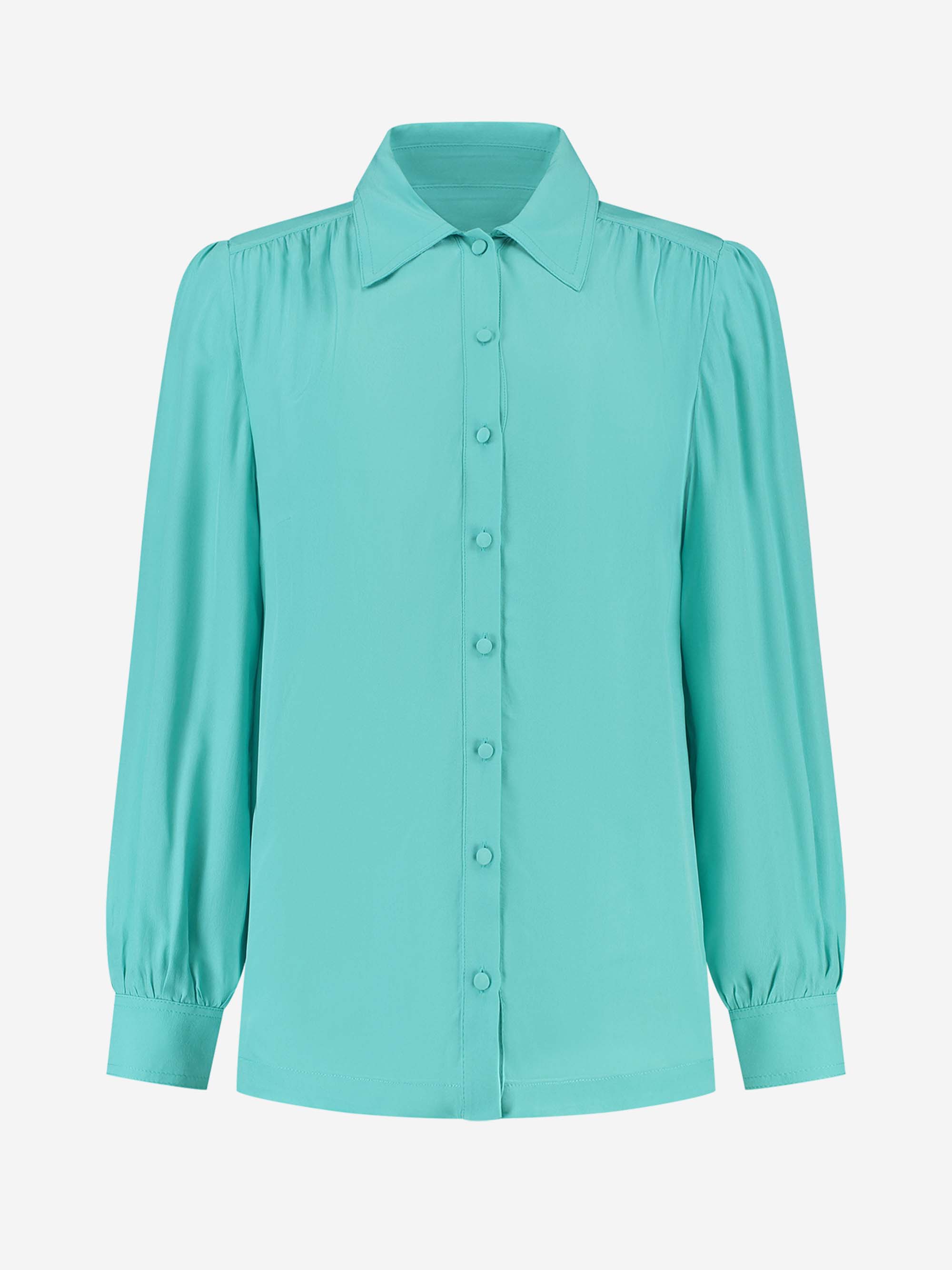 Shell Button Blouse