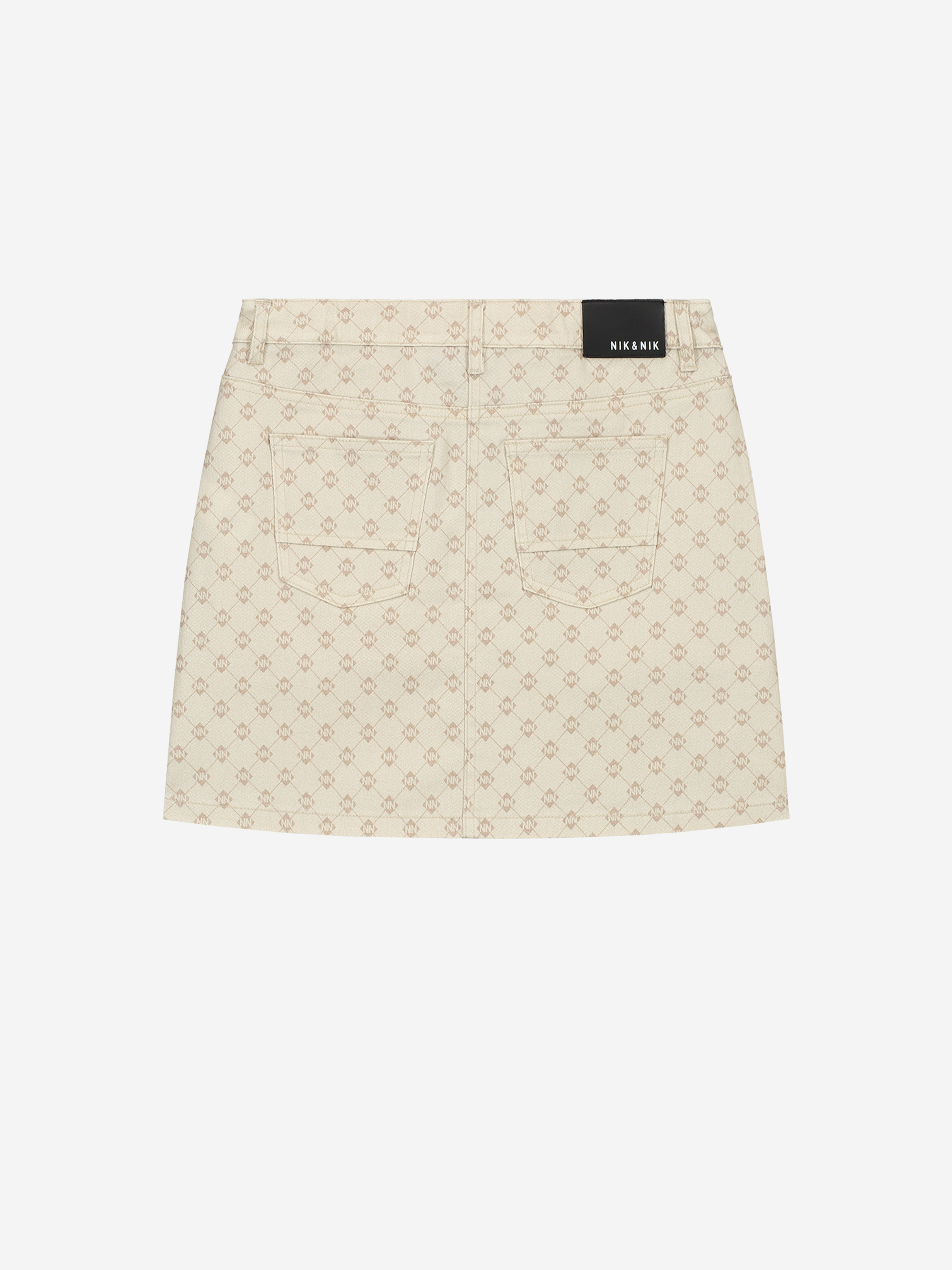Printed Twill Skirt