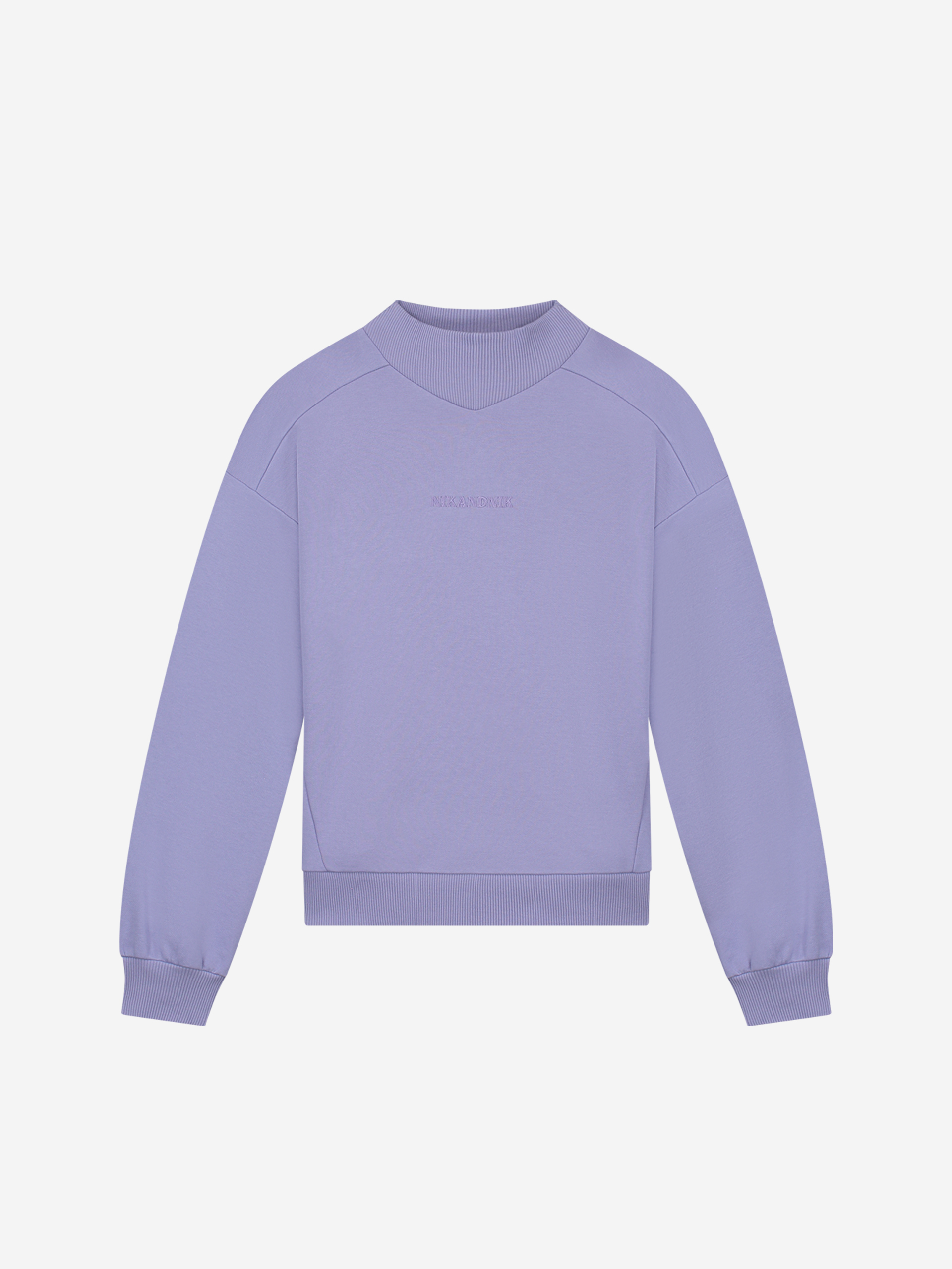 Sweater with high neck