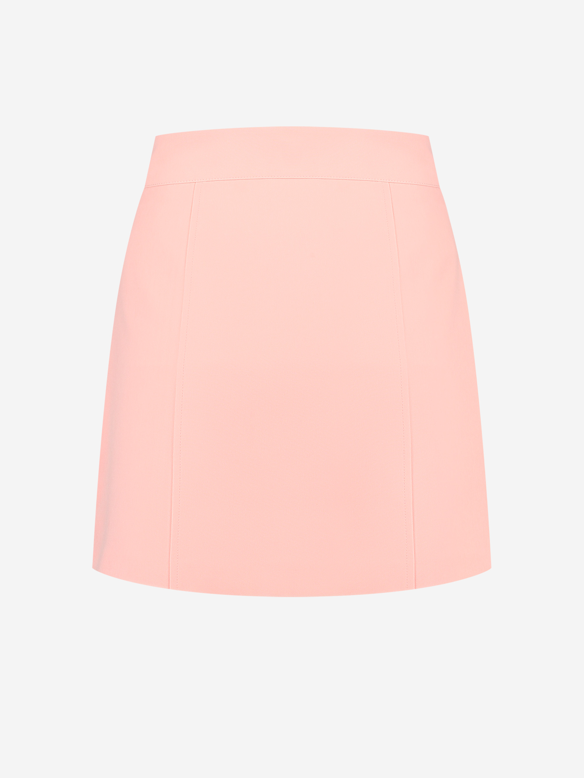Fitted skirt with split