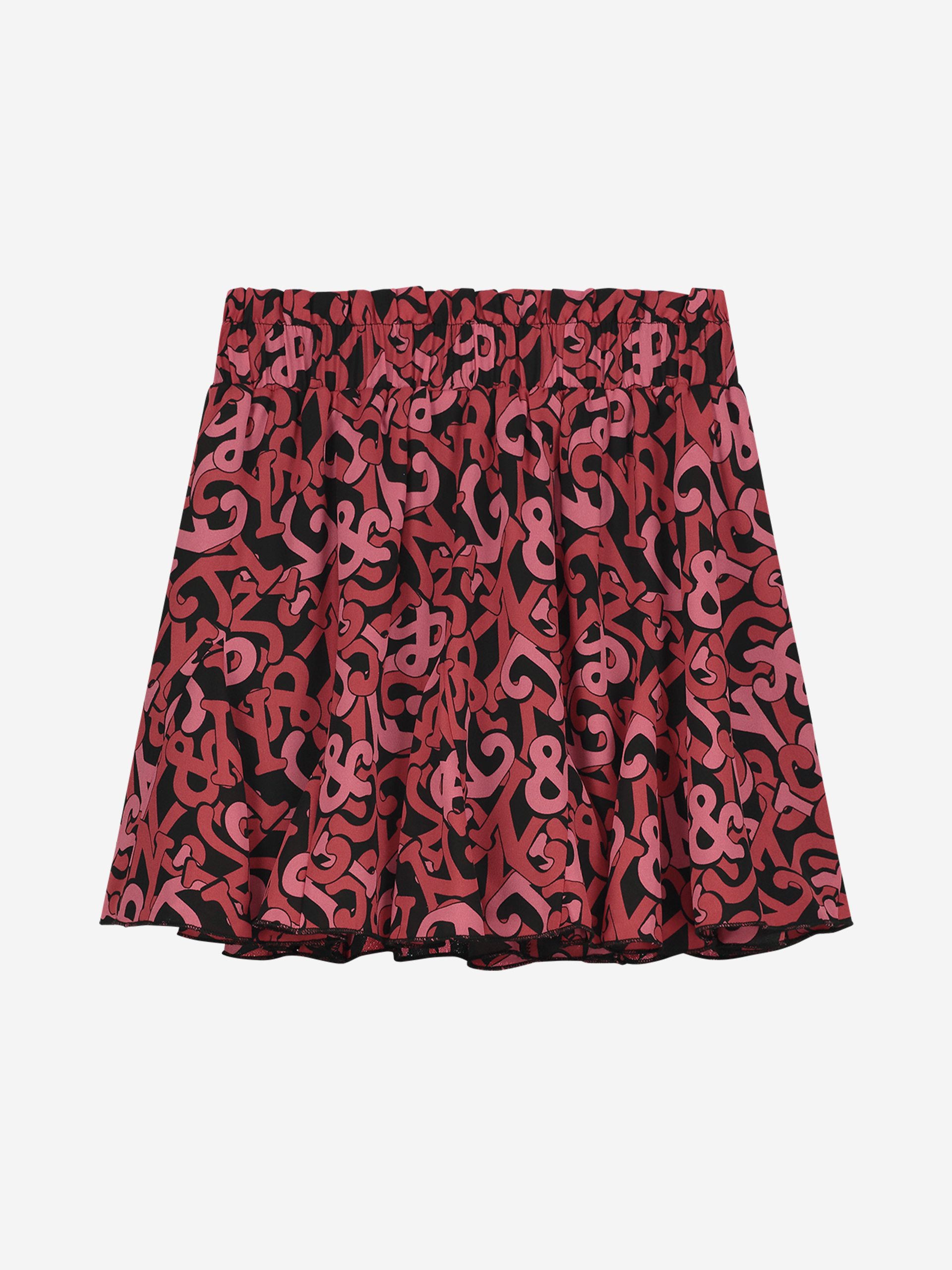 Skirt with graphic print