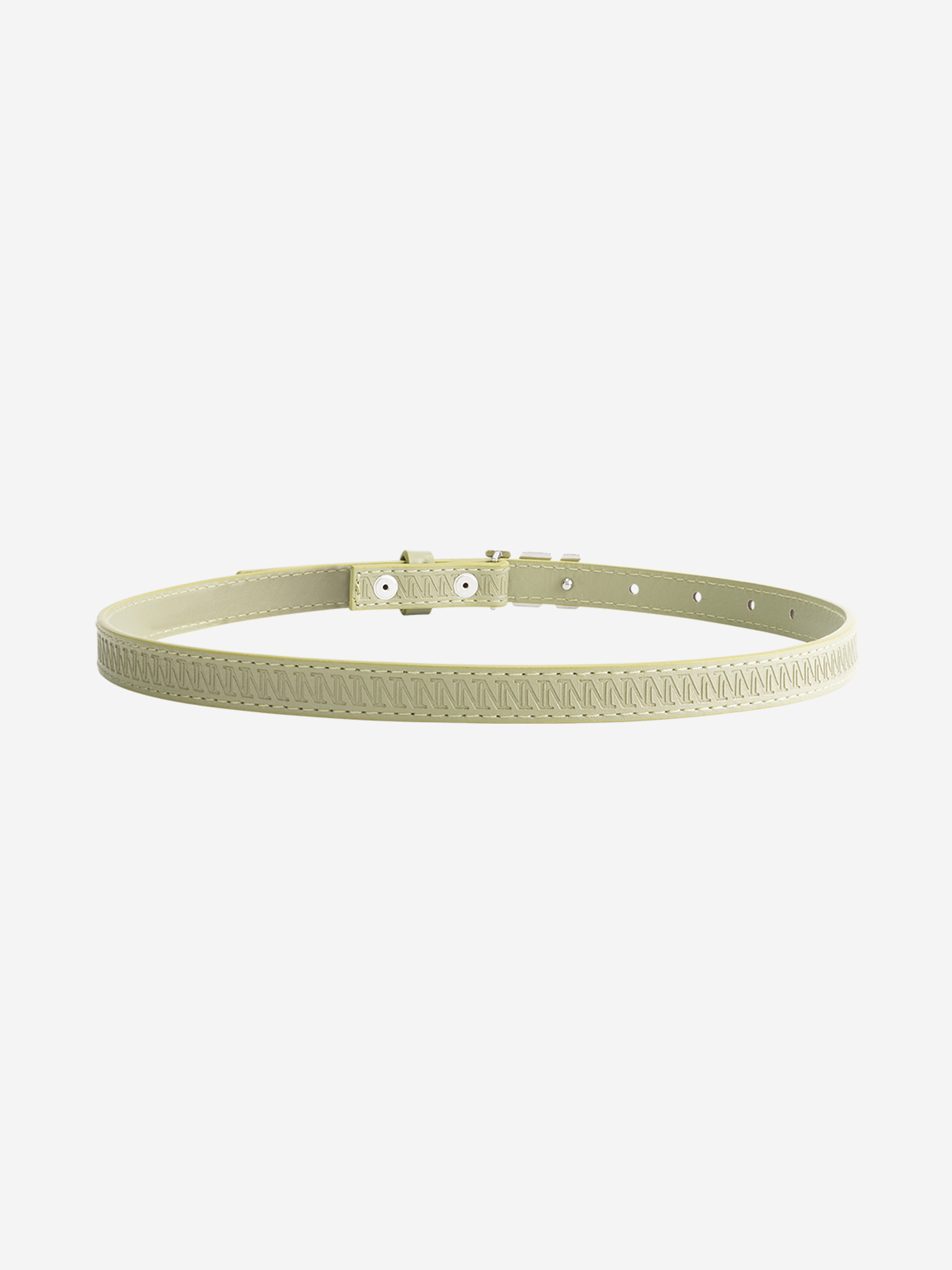 Taille riem met logo patroon
