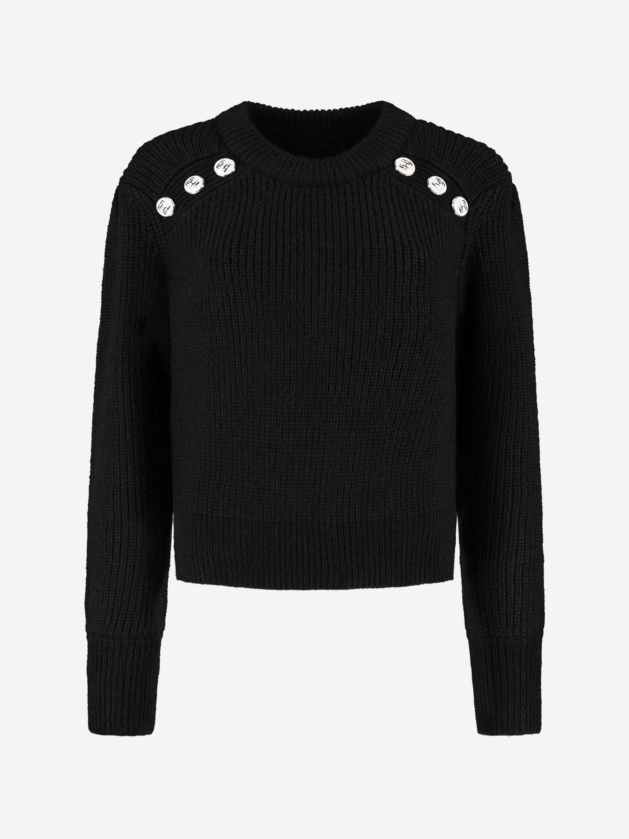 Trui met FH knopen detail