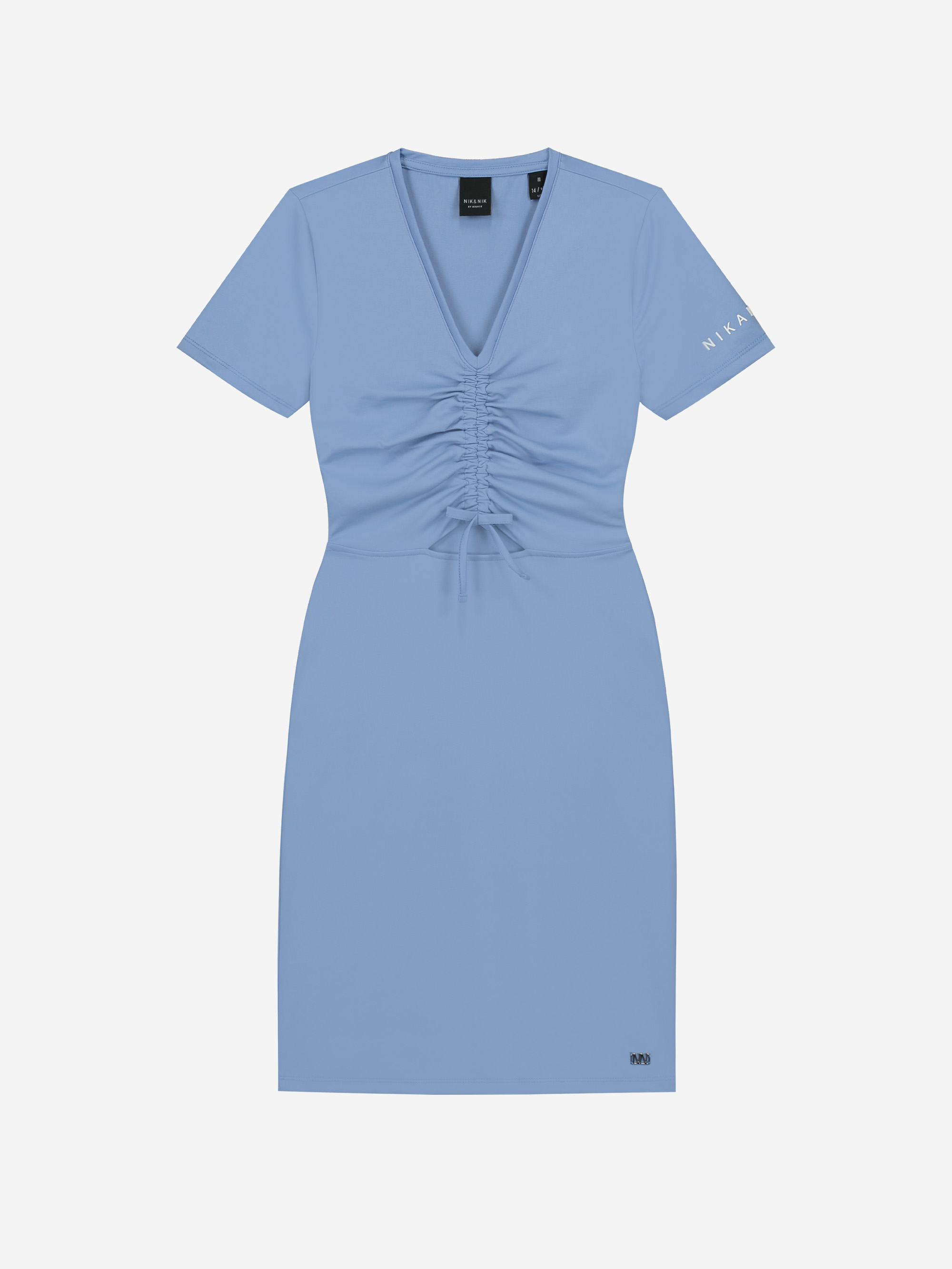 Dress with tie cord