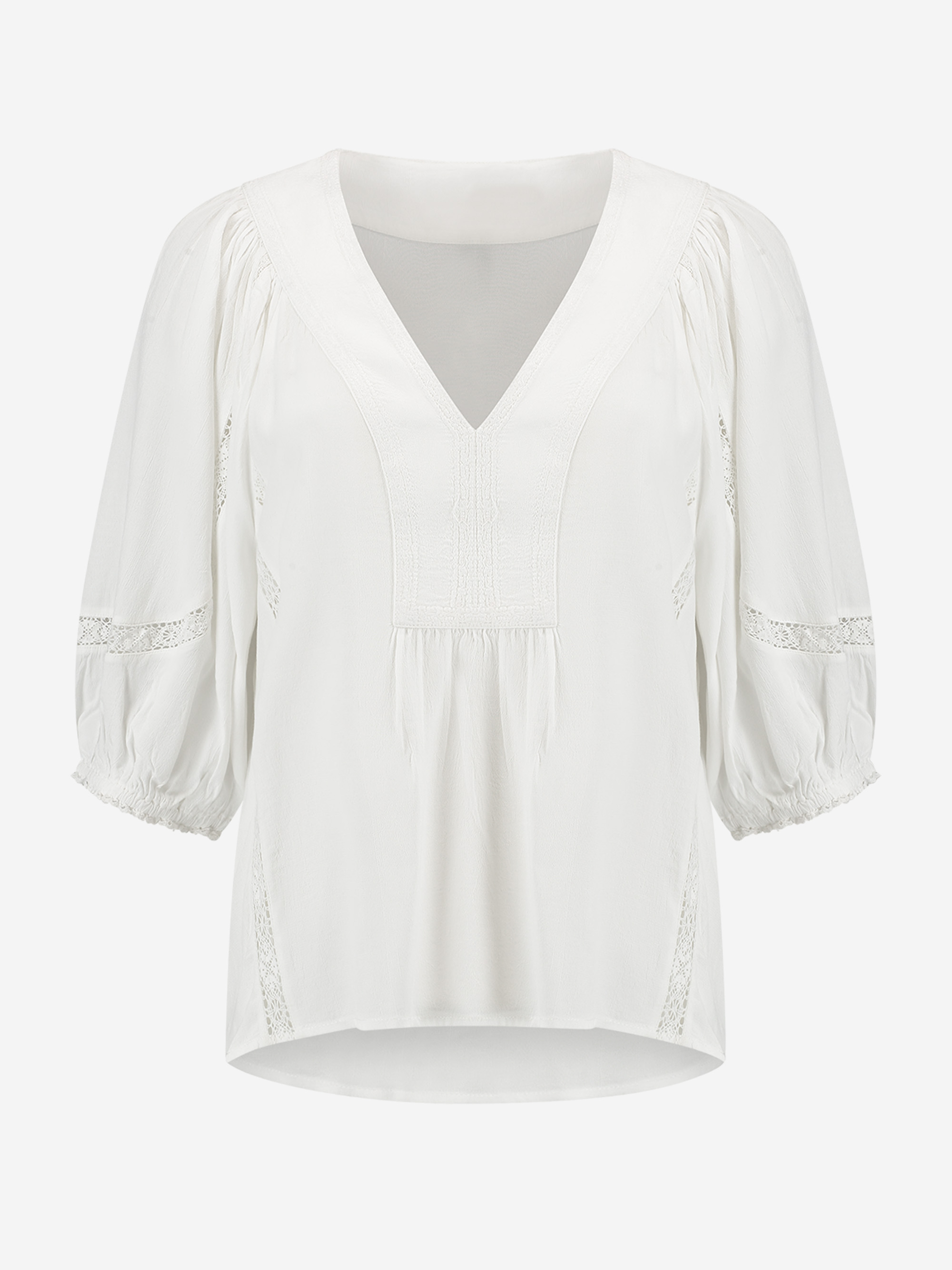 Blouse with V-hals