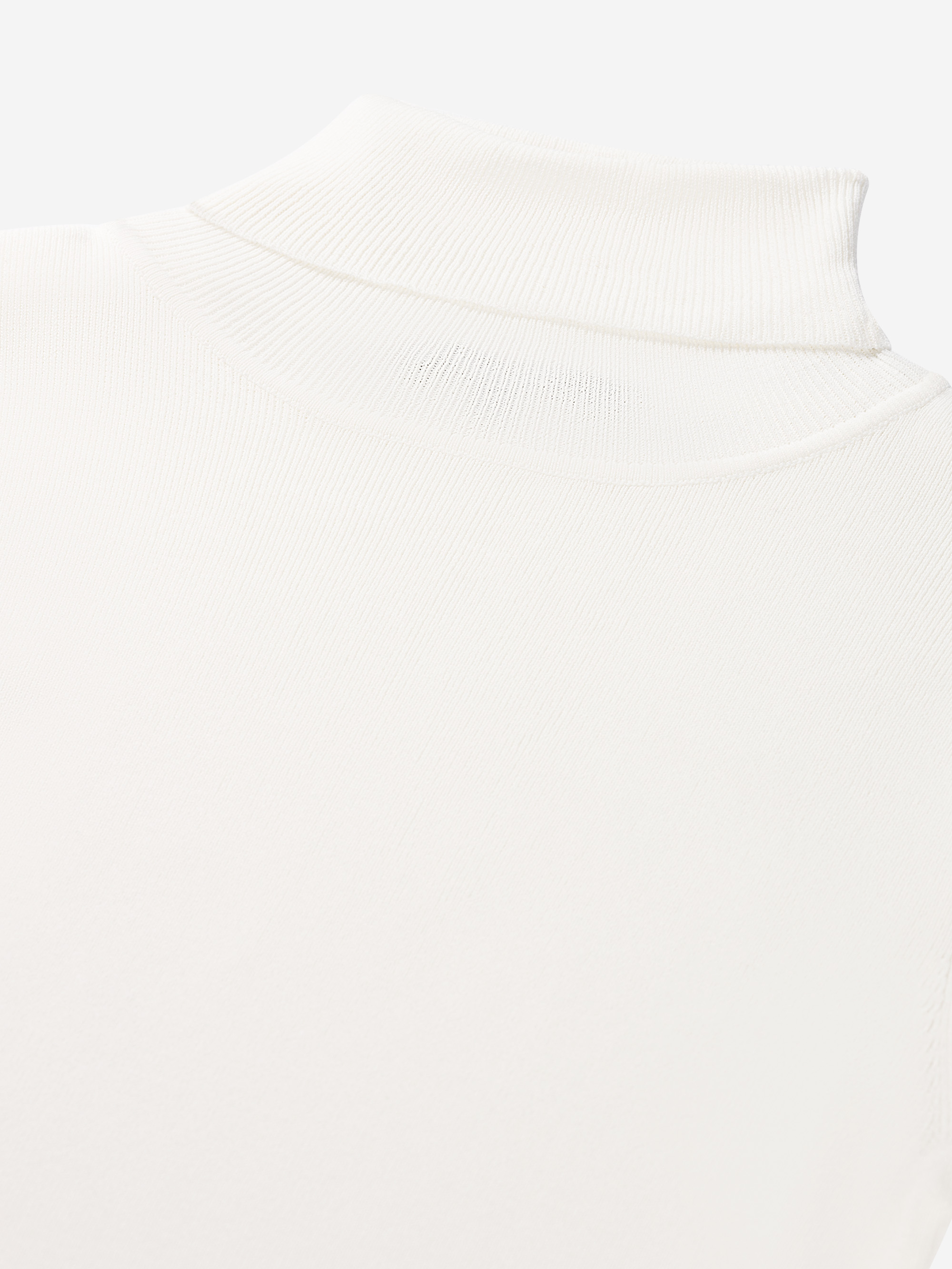 Ribbed top with turtleneck