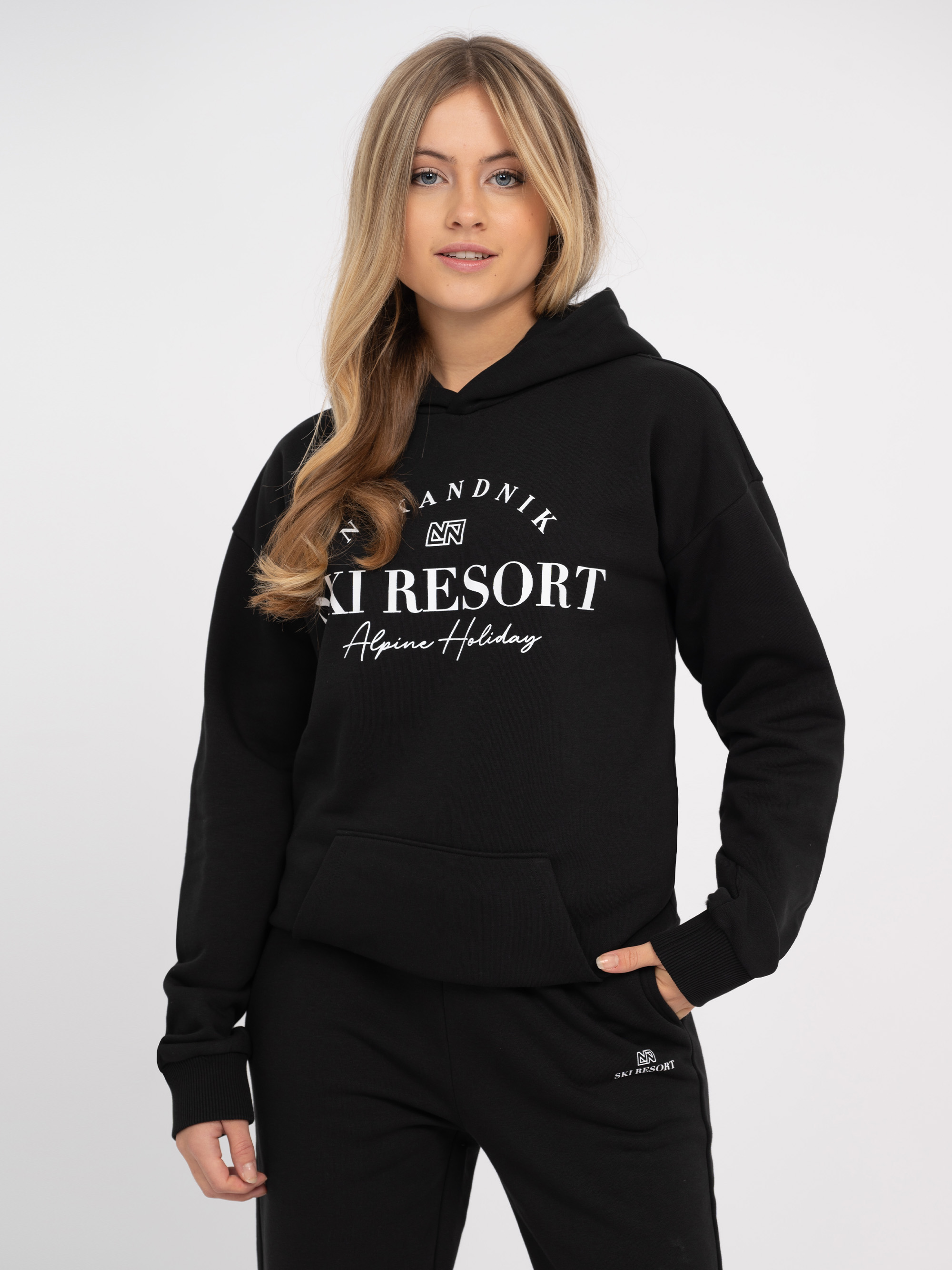 Loose fit hoodie with graphic print