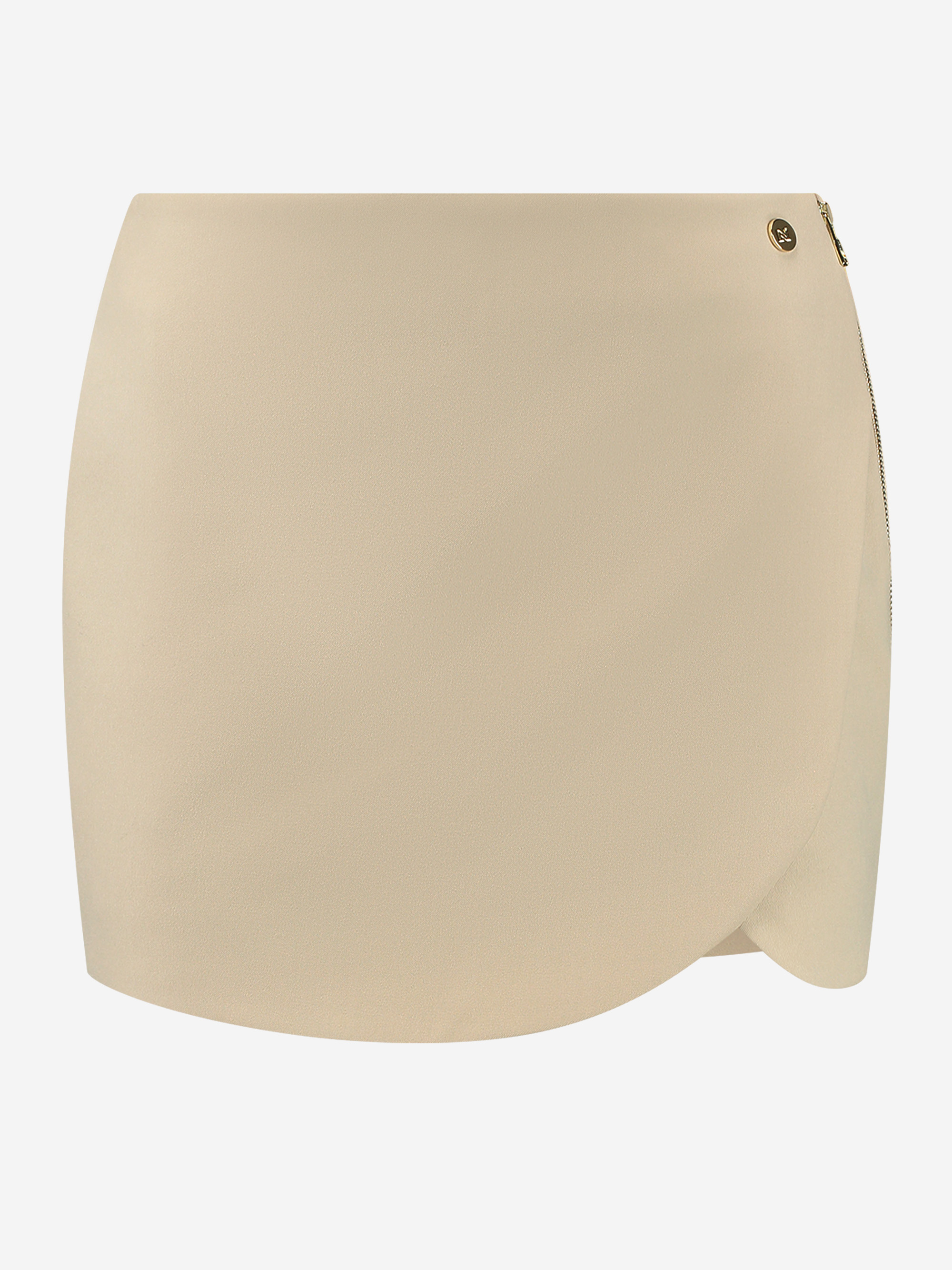 Skort with lay-over