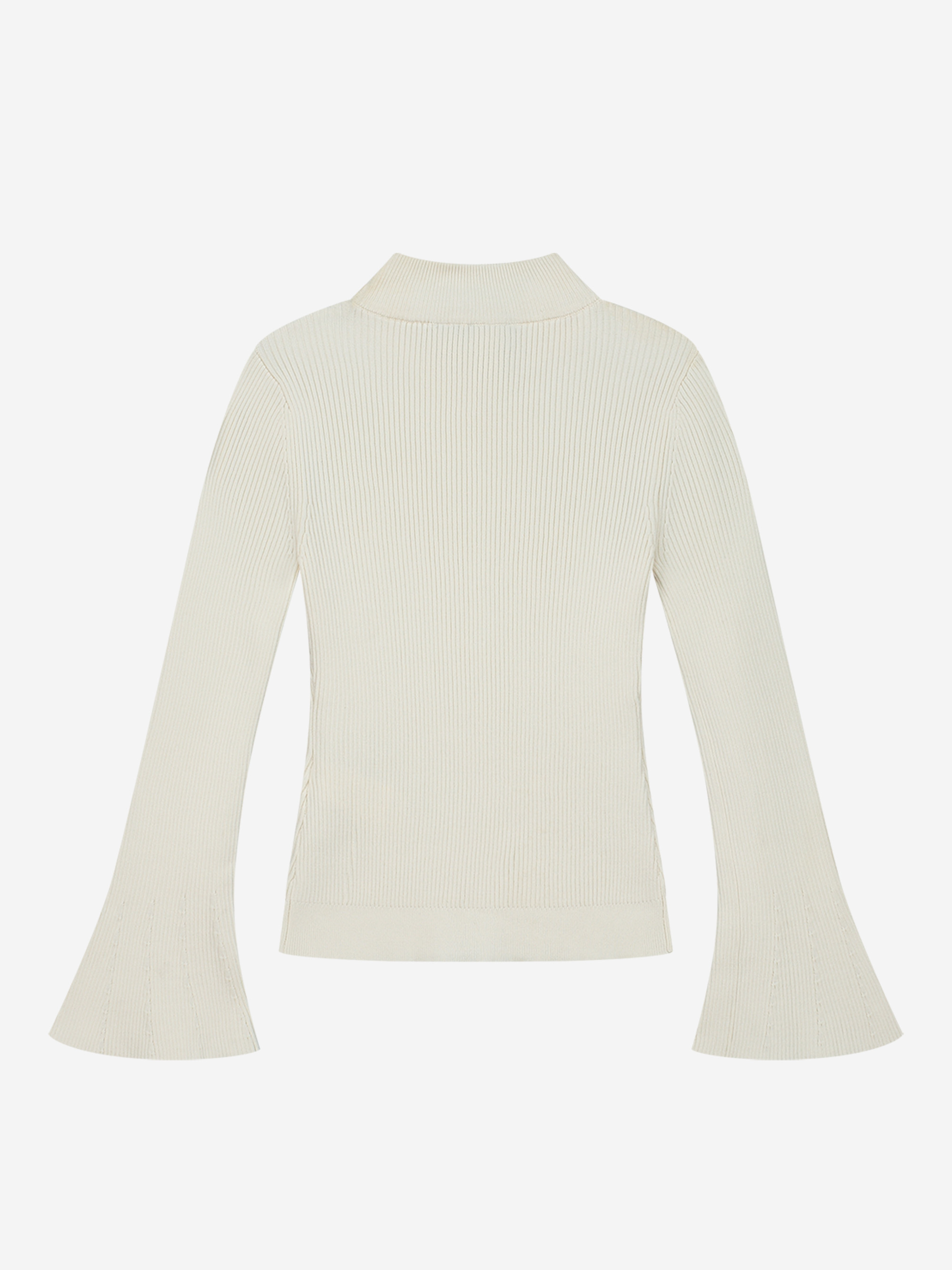Top with flared sleeve