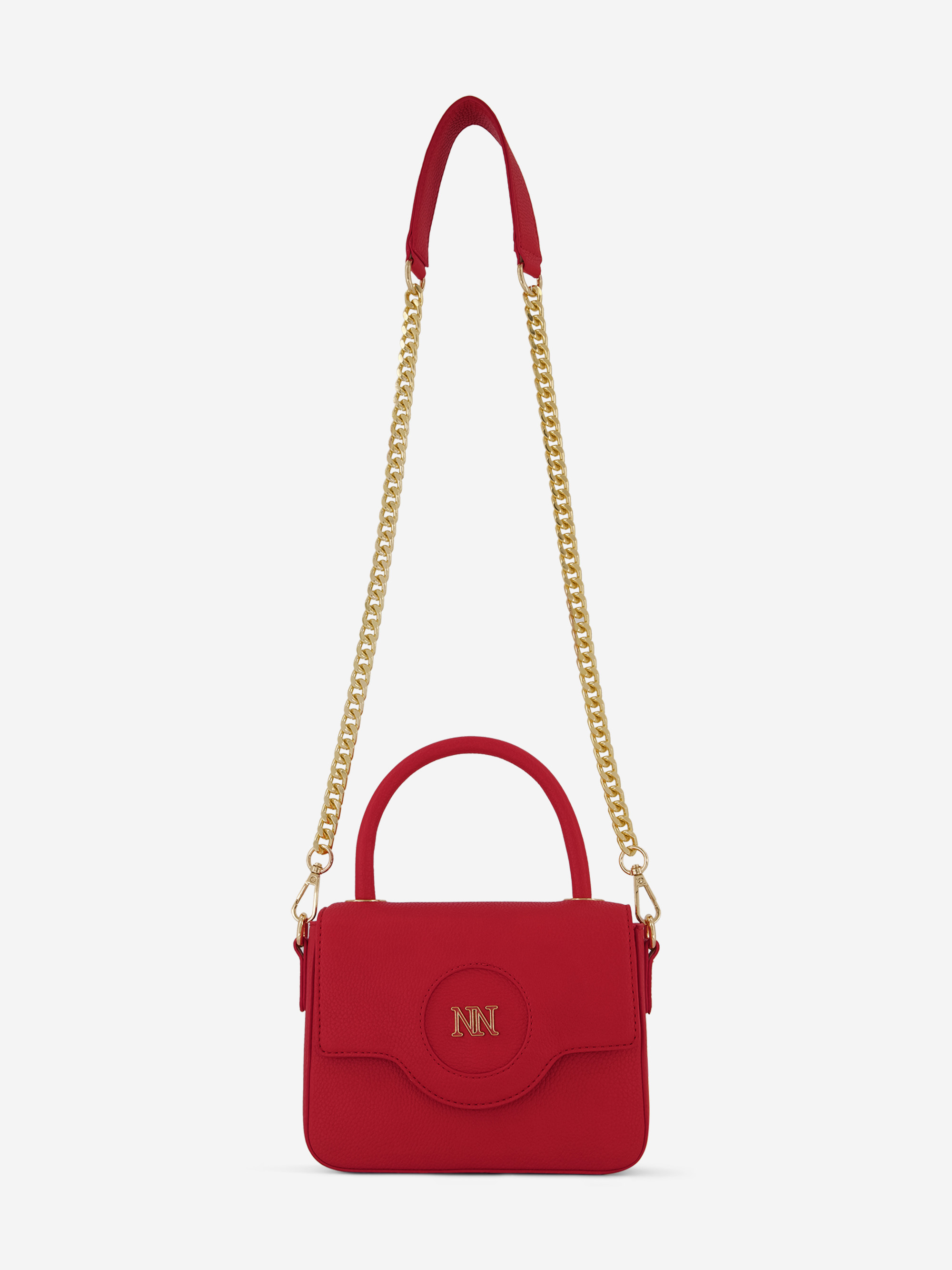 Shoulder bag with N&N logo and chain handle