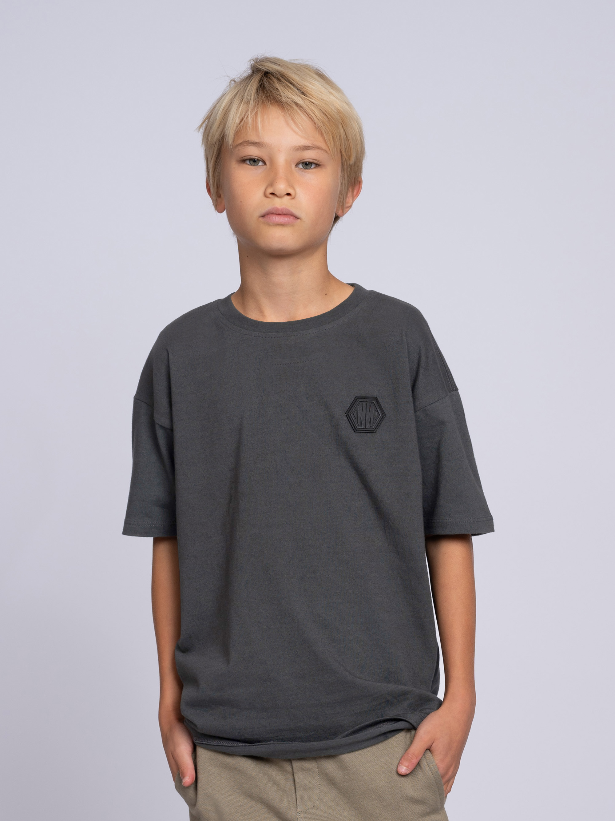 T-shirt with N&N logo patch