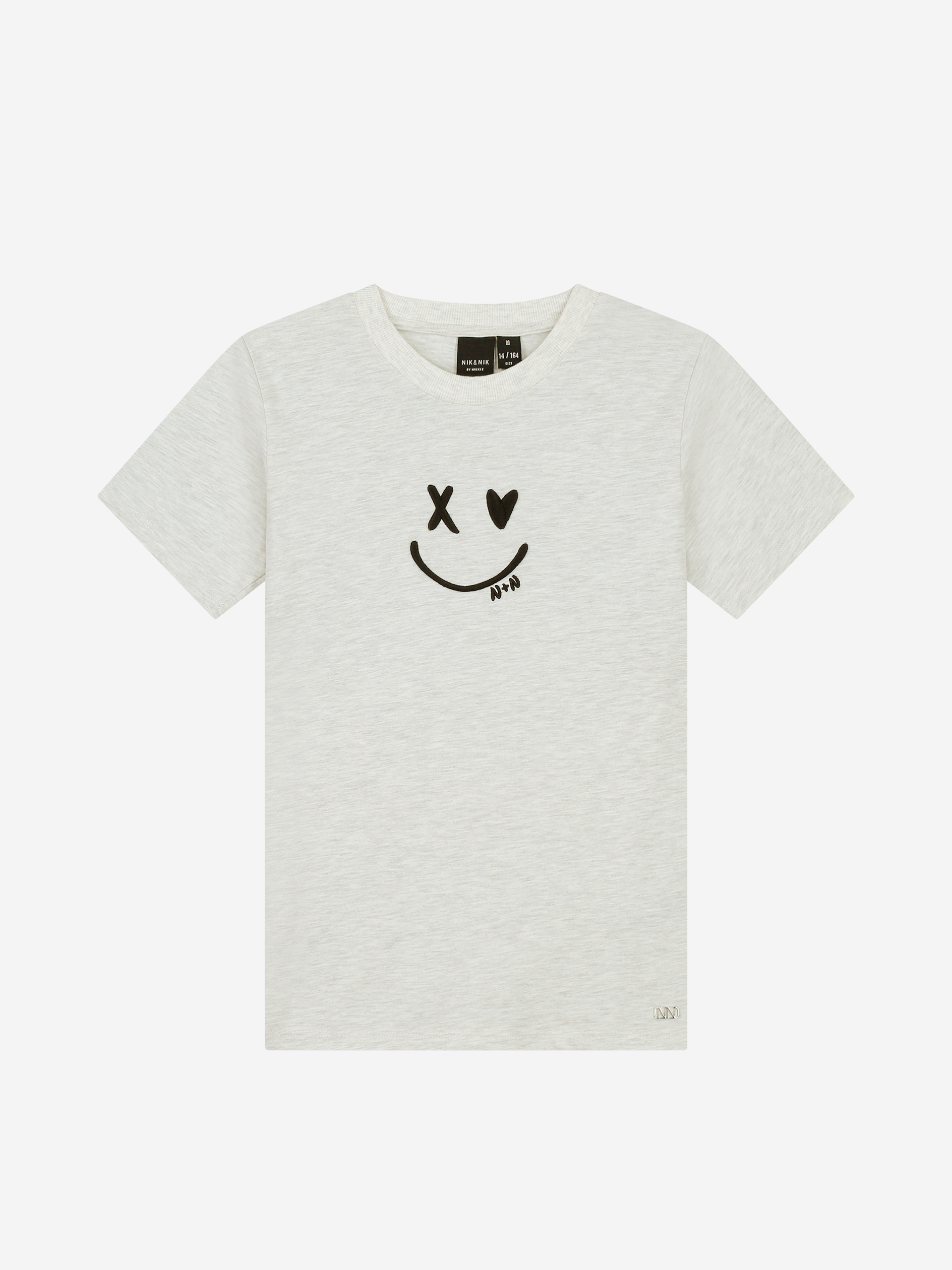 T-shirt met smiley 