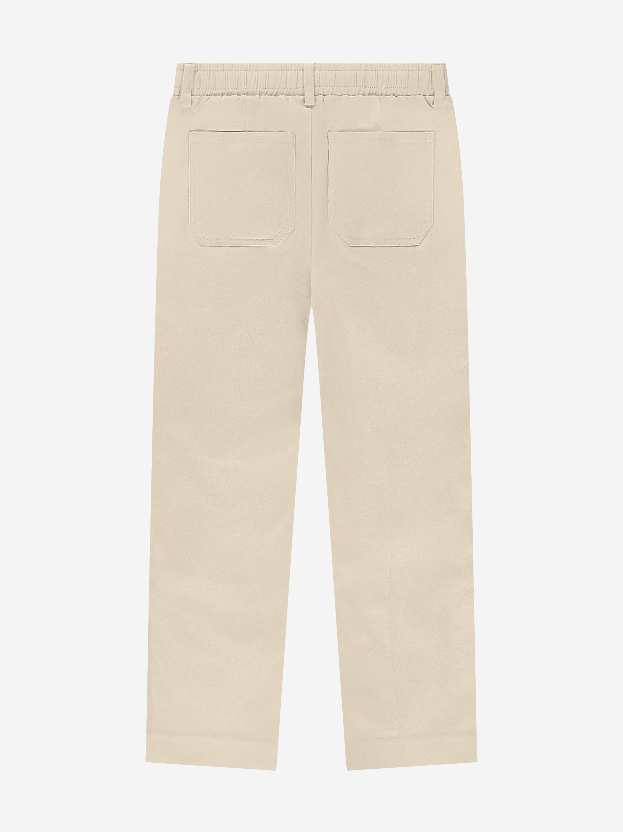 Pants with elastic waistband