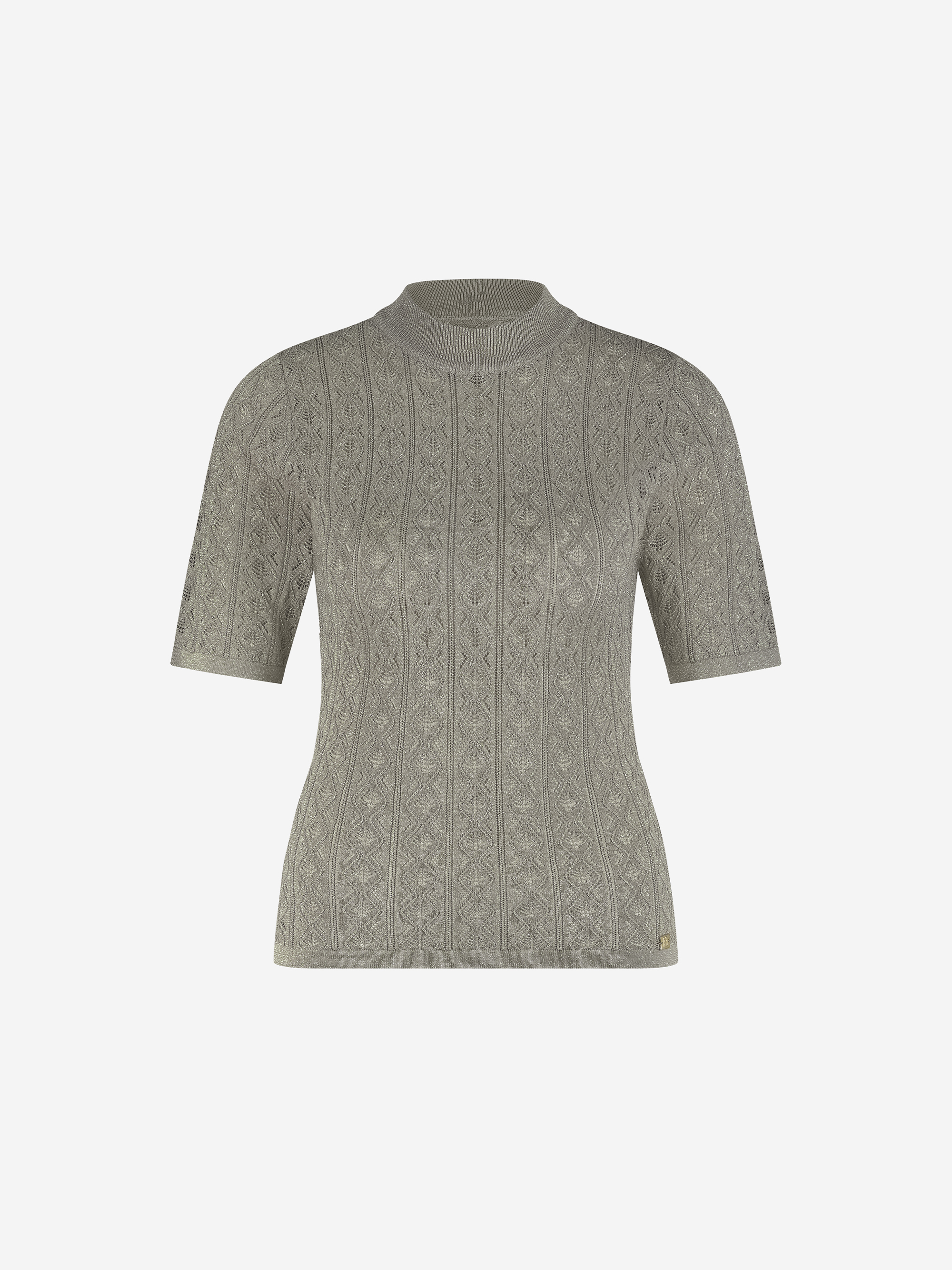 Opengebreide top 