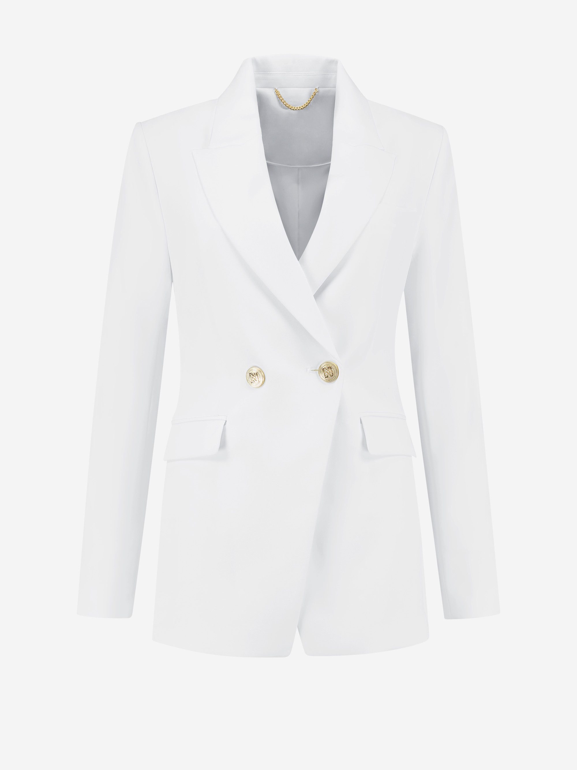 Blazer with N-logo buttons