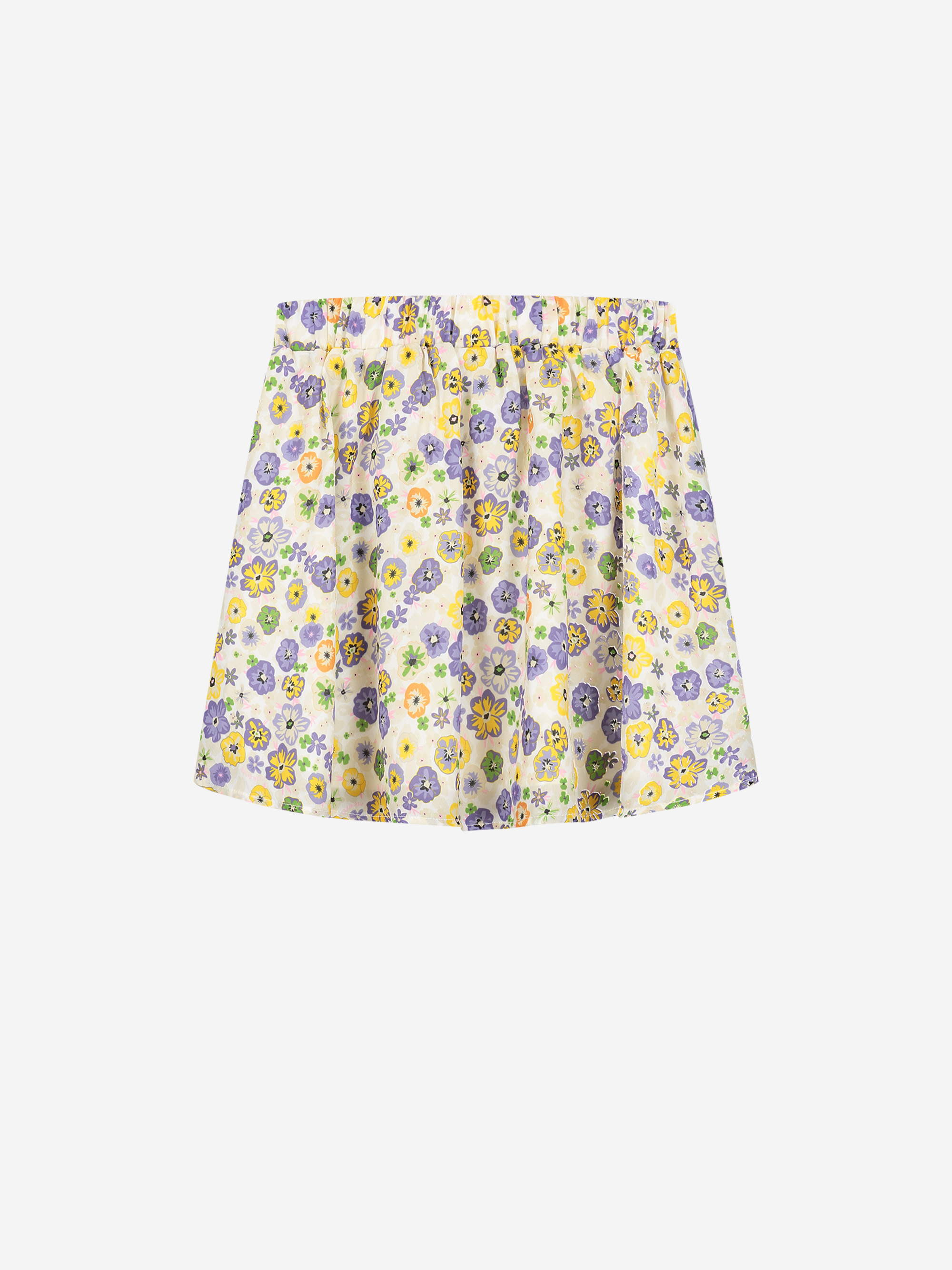 Skirt with flower print